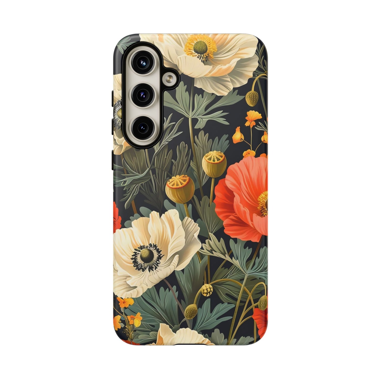 Floral Phone Case - Tough Cases with Vibrant Garden Design, Phone Accessory, Gift for Her, Spring Style, Nature Lover