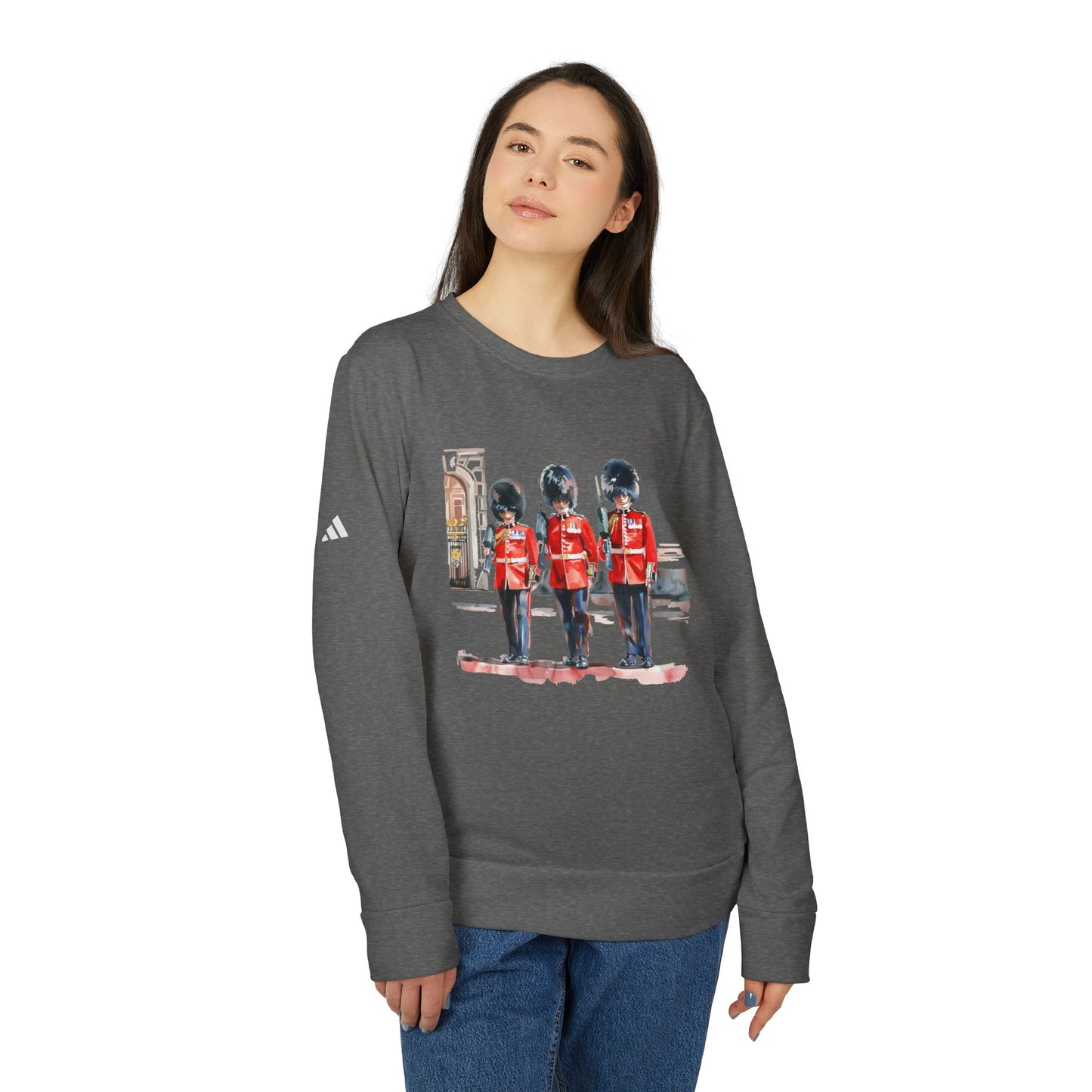 Adidas Unisex Fleece Crewneck Sweatshirt – Stylish Military Inspired Design