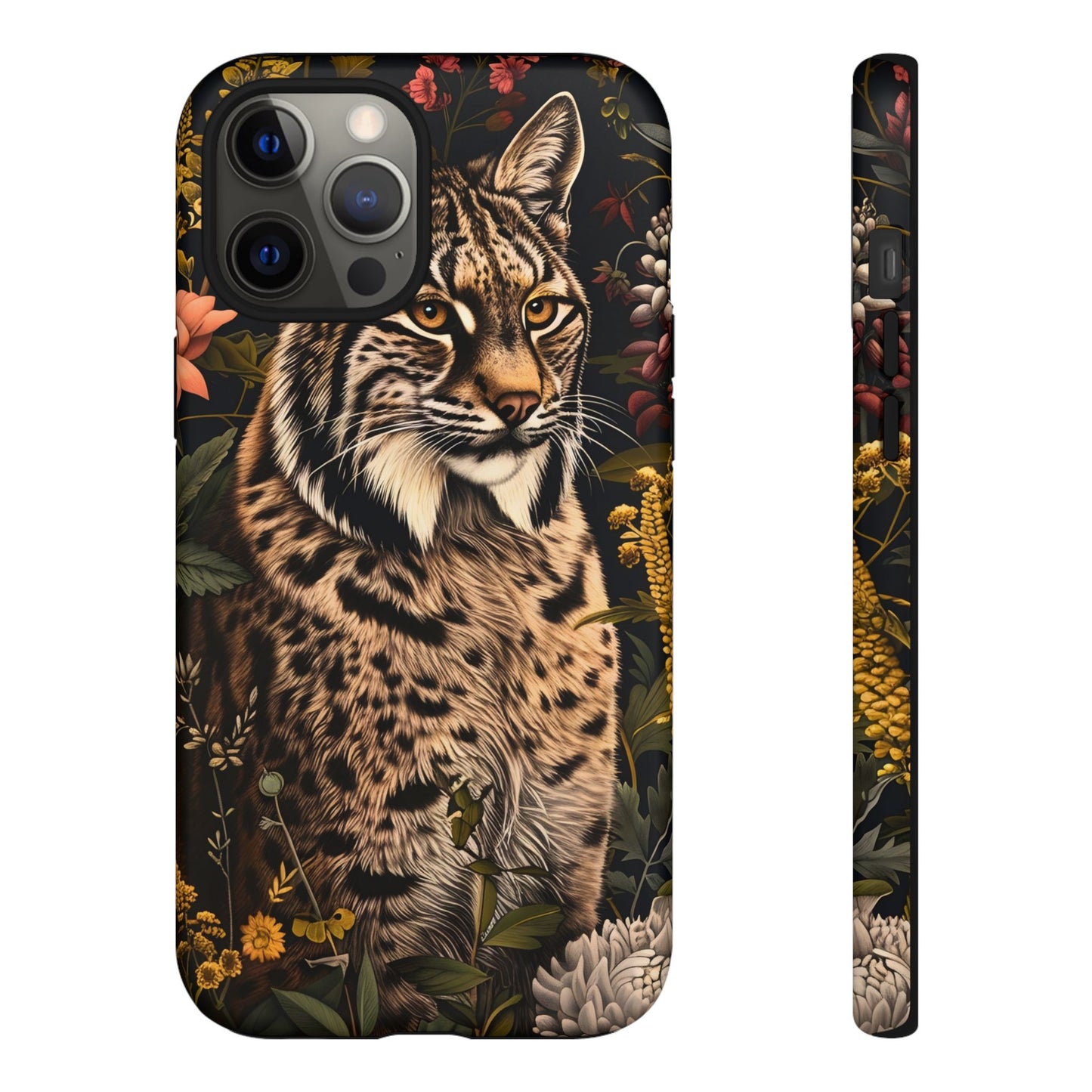 Wildlife Phone Case with Lynx Design, Tough Cases, Animal Lovers Gift, Nature Inspired Accessories, Unique Tech Protection