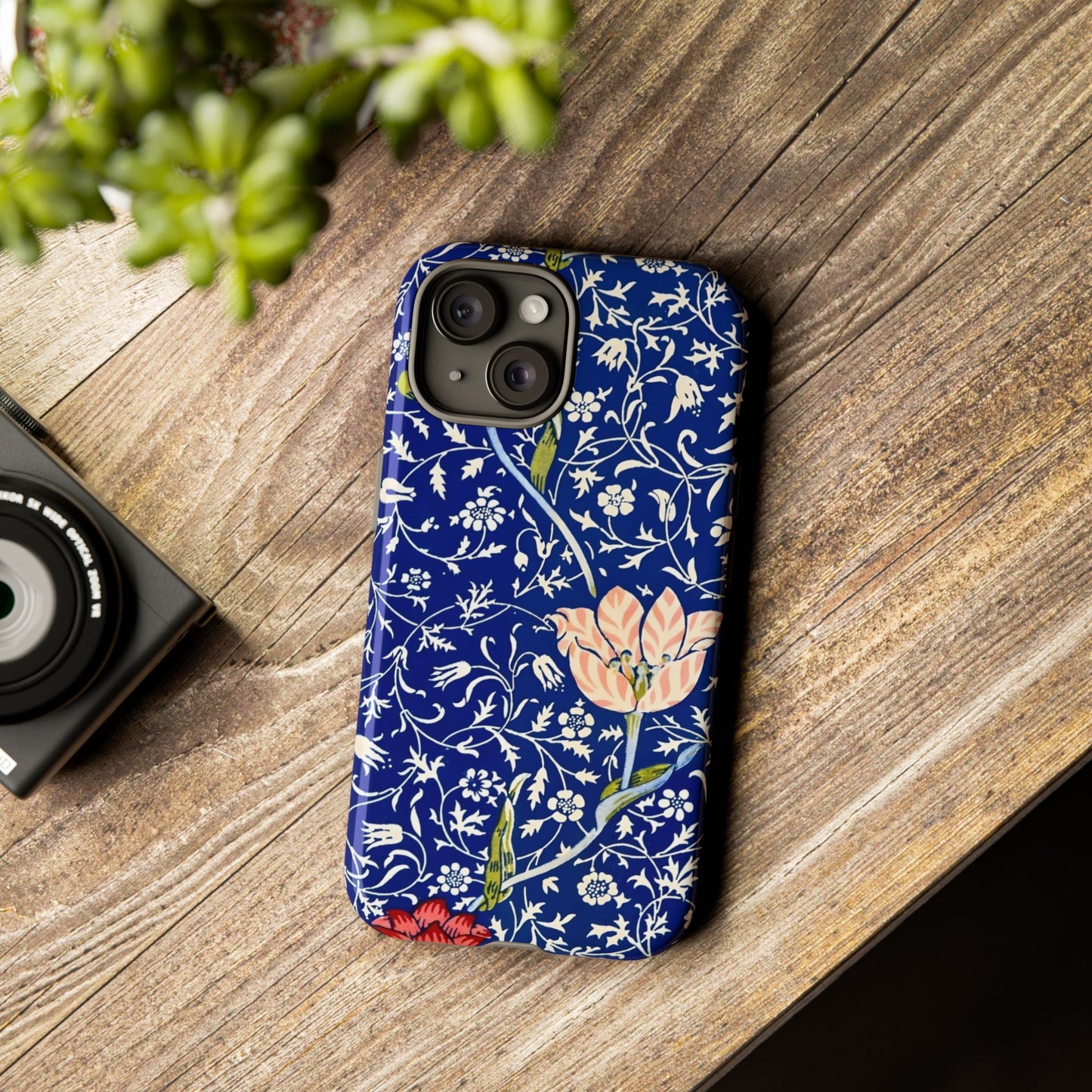 Floral Phone Case, Unique Tough Phone Cover, Gift for Her, Spring Decor, Durable Protective Case, Elegant Floral Design