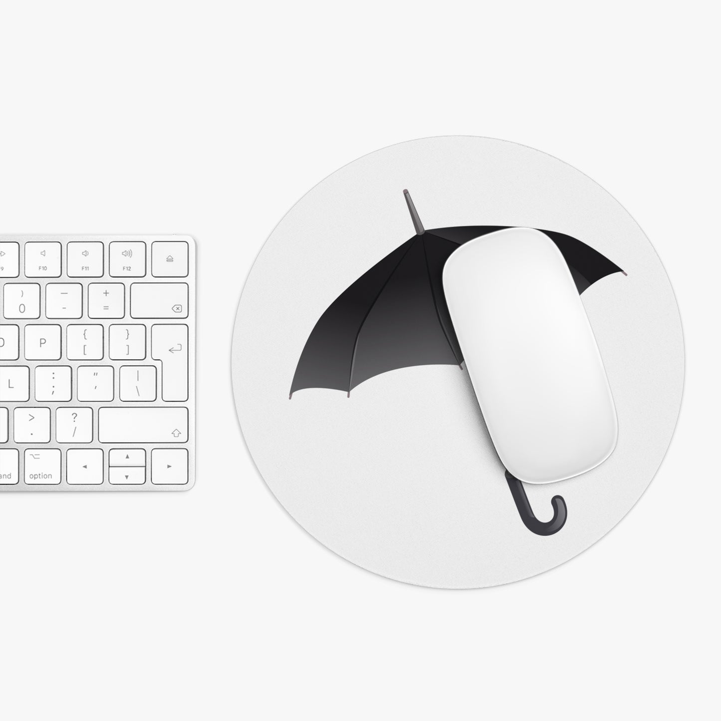 Sleek Umbrella Mouse Pad, Stylish Desk Accessory, Office Decor, Gift for Professionals, Computer Accessories, Gamer Gear