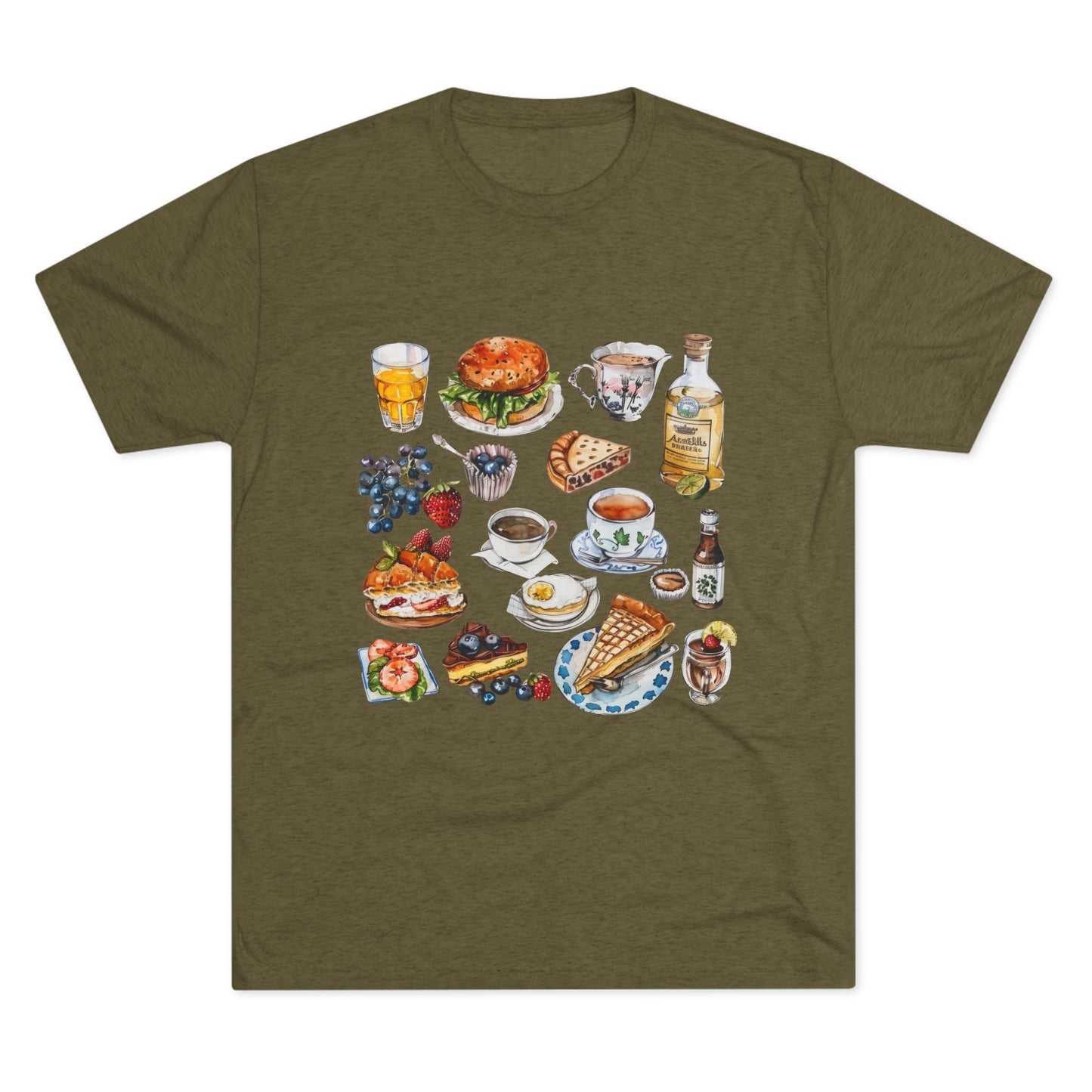 Vintage England Cozy Unisex Tri-Blend Crew Tee