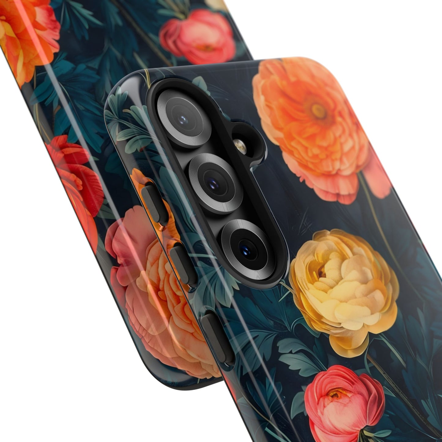 Floral Phone Case - Tough Cases, Stylish Protection, Gift for Flower Lovers, Customizable Cover, Floral Design Mobile Accessory