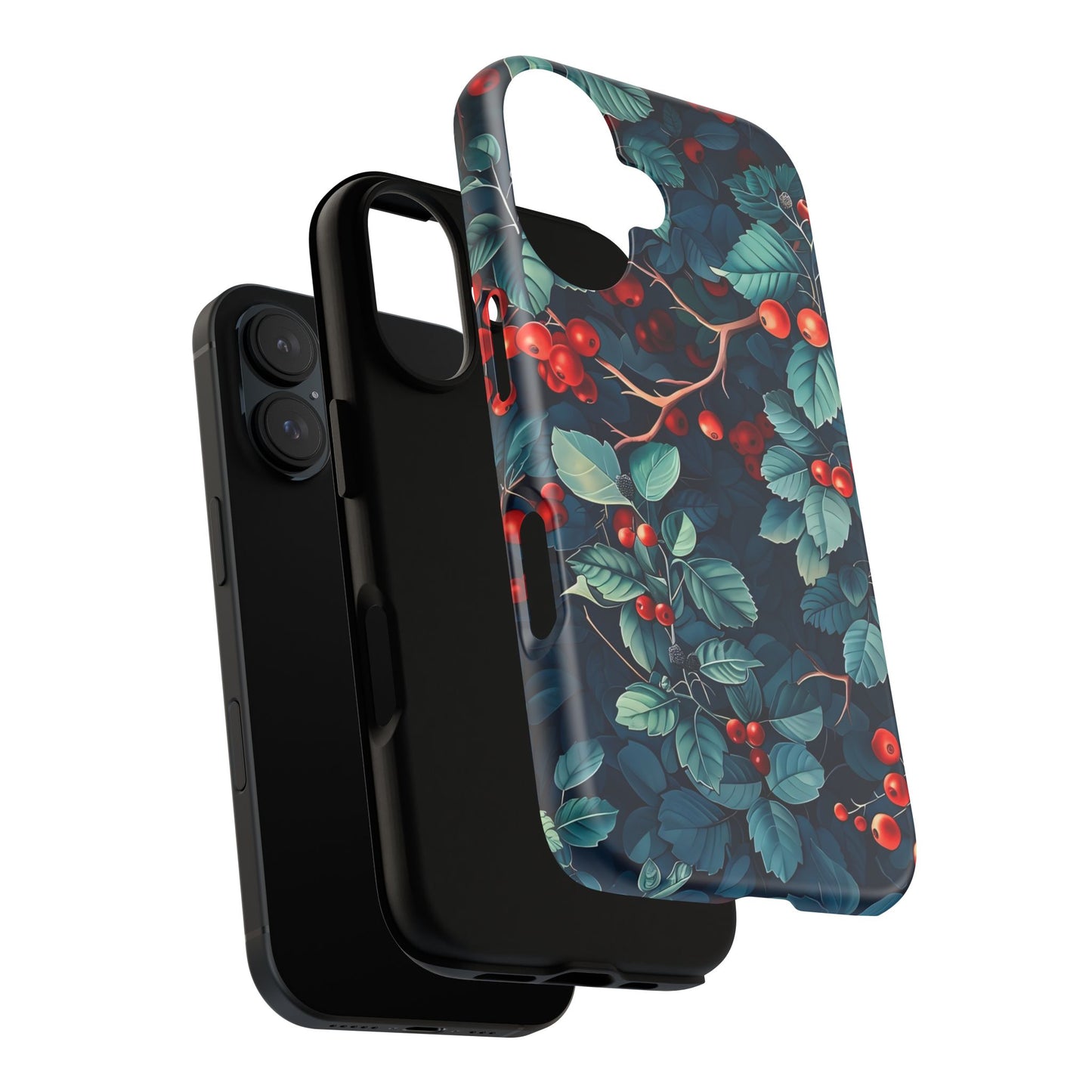 Berry Blossom Phone Case - Nature Lover's Gift, Floral Design, Cute Accessory for Spring, Unique Tech Cover, Perfect for Holidays