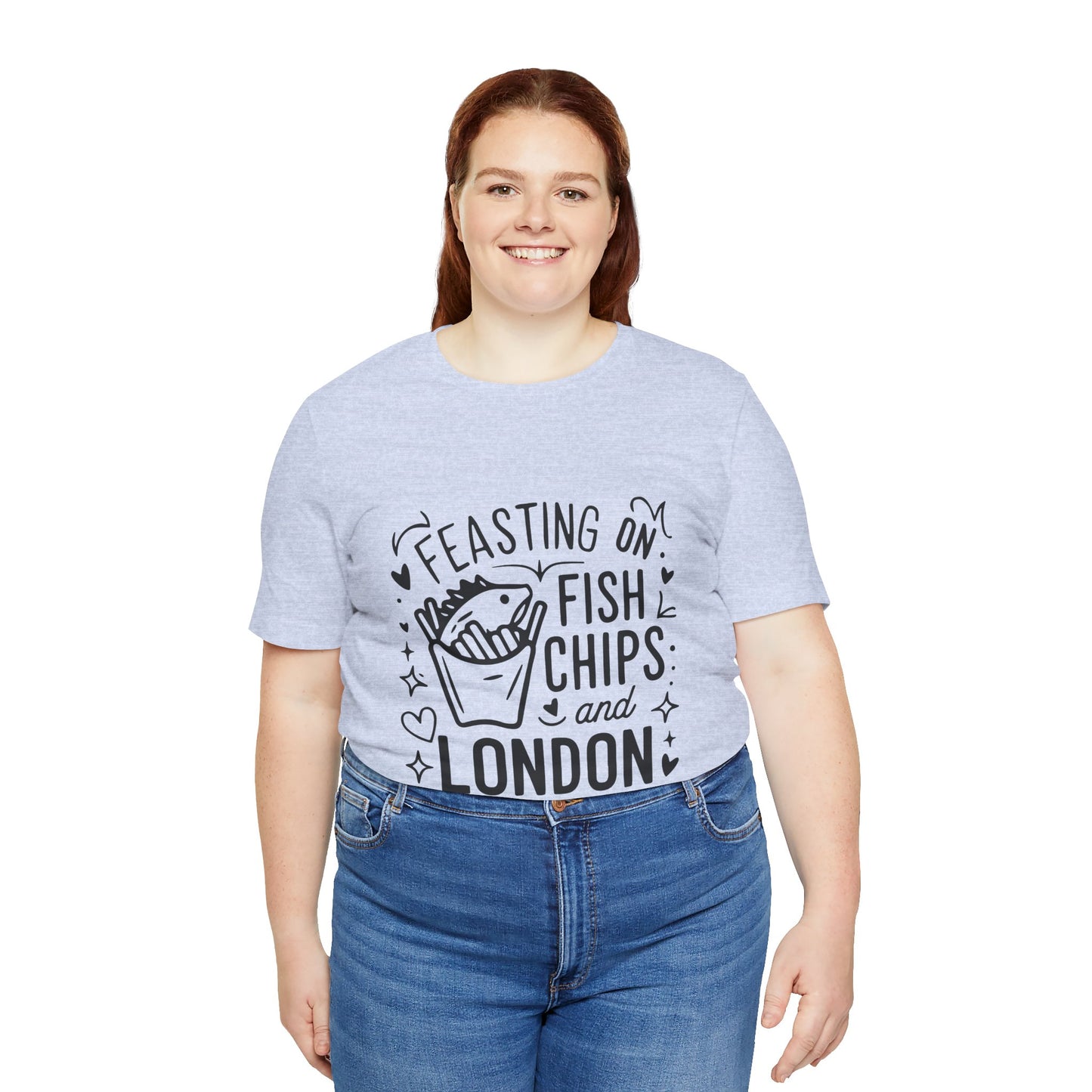 Unisex Jersey Short Sleeve Tee - Fsih Chips and London