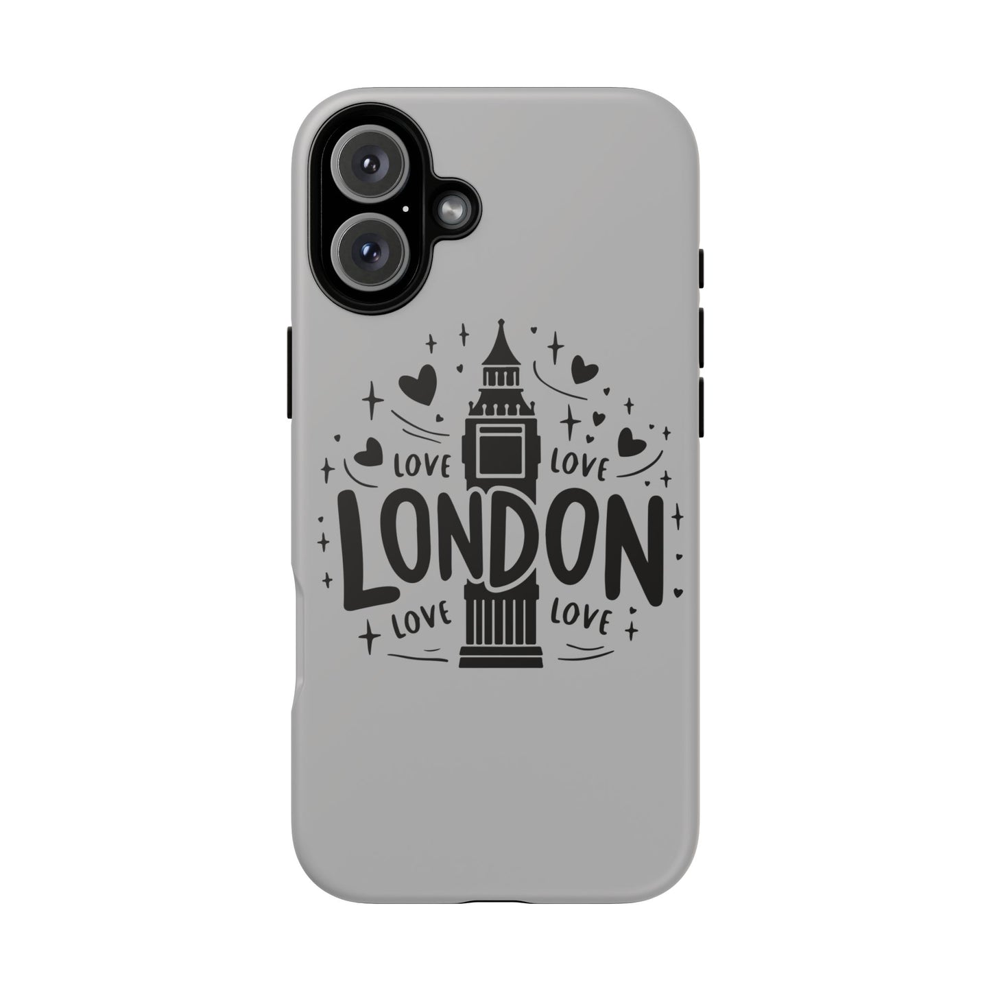 London Love Phone Case, Tough Cases, Stylish Phone Accessories, Unique Gift for Travelers, London Souvenir, Love Design
