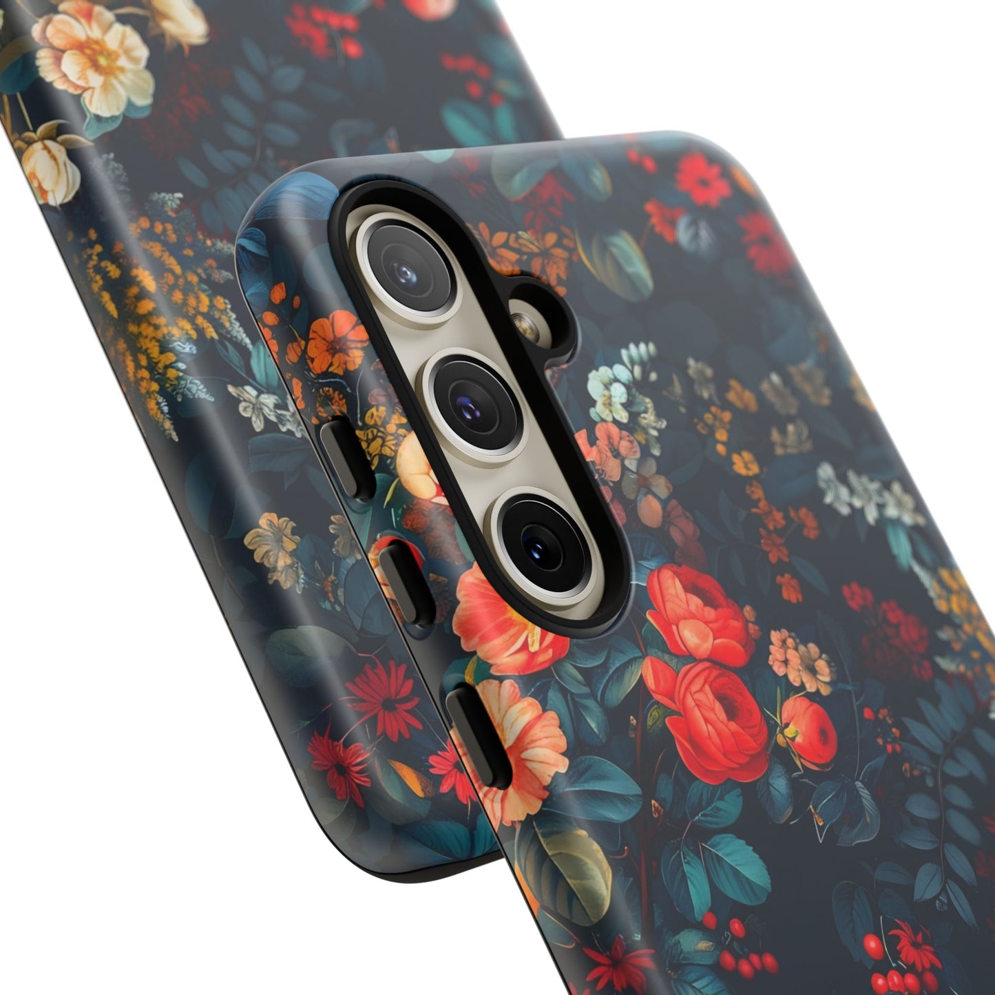 Floral Phone Case - Tough Cases, iPhone Protection, Elegant Floral Design, Gift for Her, Stylish Tech Accessory