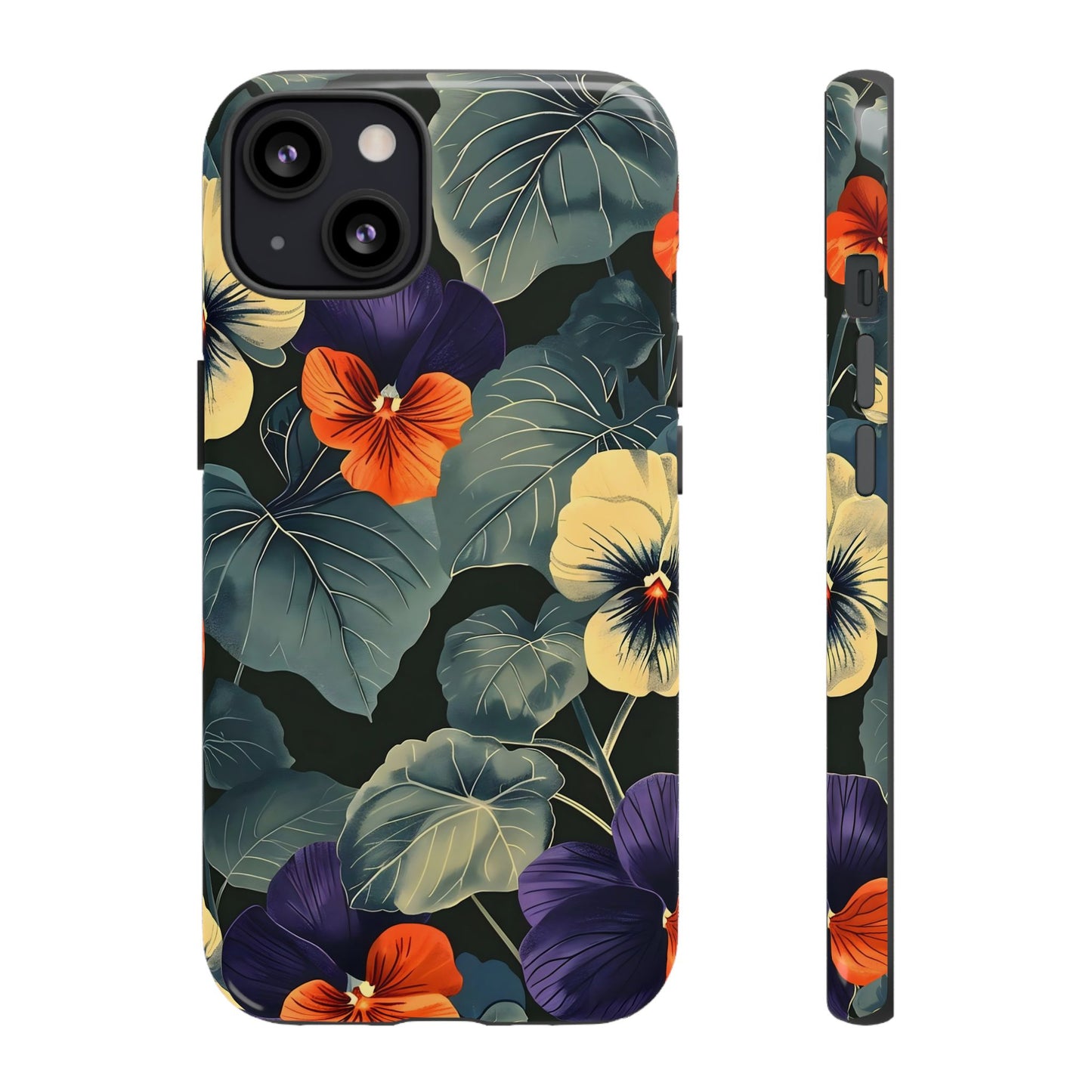 Tough Cases Floral iPhone Case, Tough Phone Cover, Stylish Floral Design, Gift for Her, Summer Vibe, Durable Protective Case