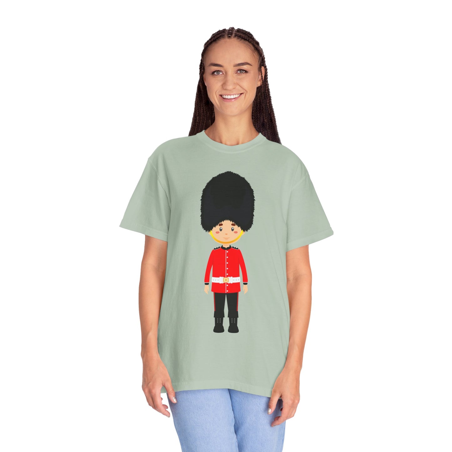 Unisex Garment-Dyed T-shirt - Cornwall’s Pride - Red Jacket at the Army Museum