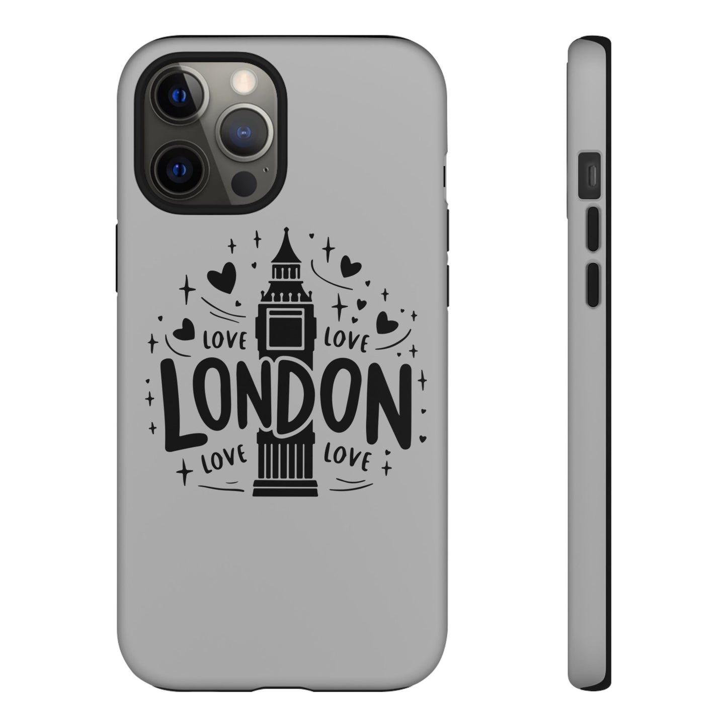 London Love Phone Case, Tough Cases, Stylish Phone Accessories, Unique Gift for Travelers, London Souvenir, Love Design