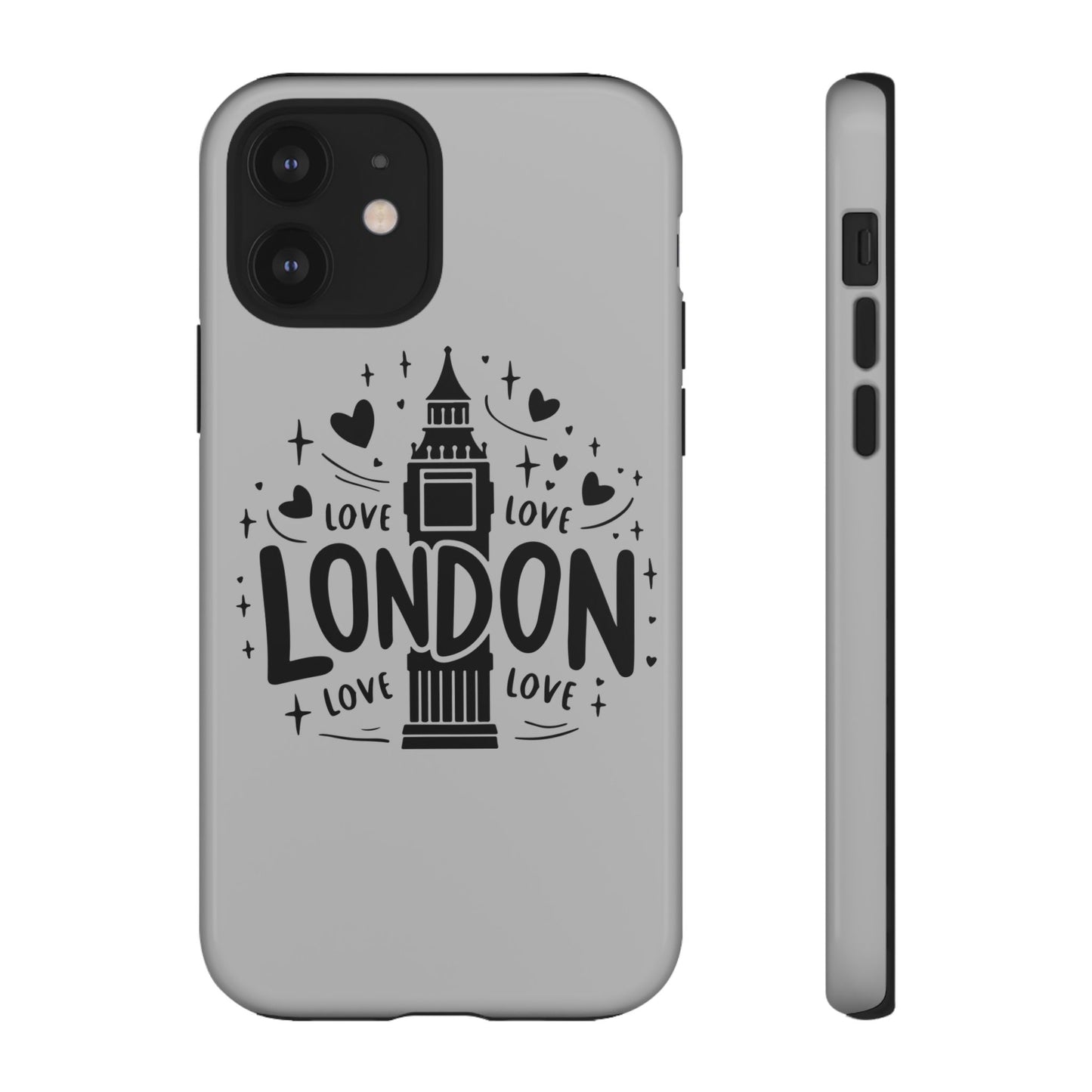 London Love Phone Case, Tough Cases, Stylish Phone Accessories, Unique Gift for Travelers, London Souvenir, Love Design