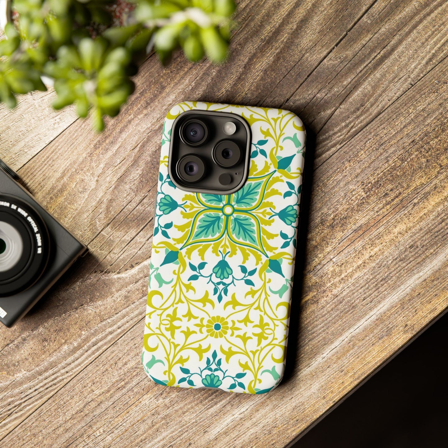 Vibrant Floral Phone Case - Protective Cover for iPhone, Stylish Gadget Accessory, Perfect Gift for Her, Home Decor, Trendy Tech