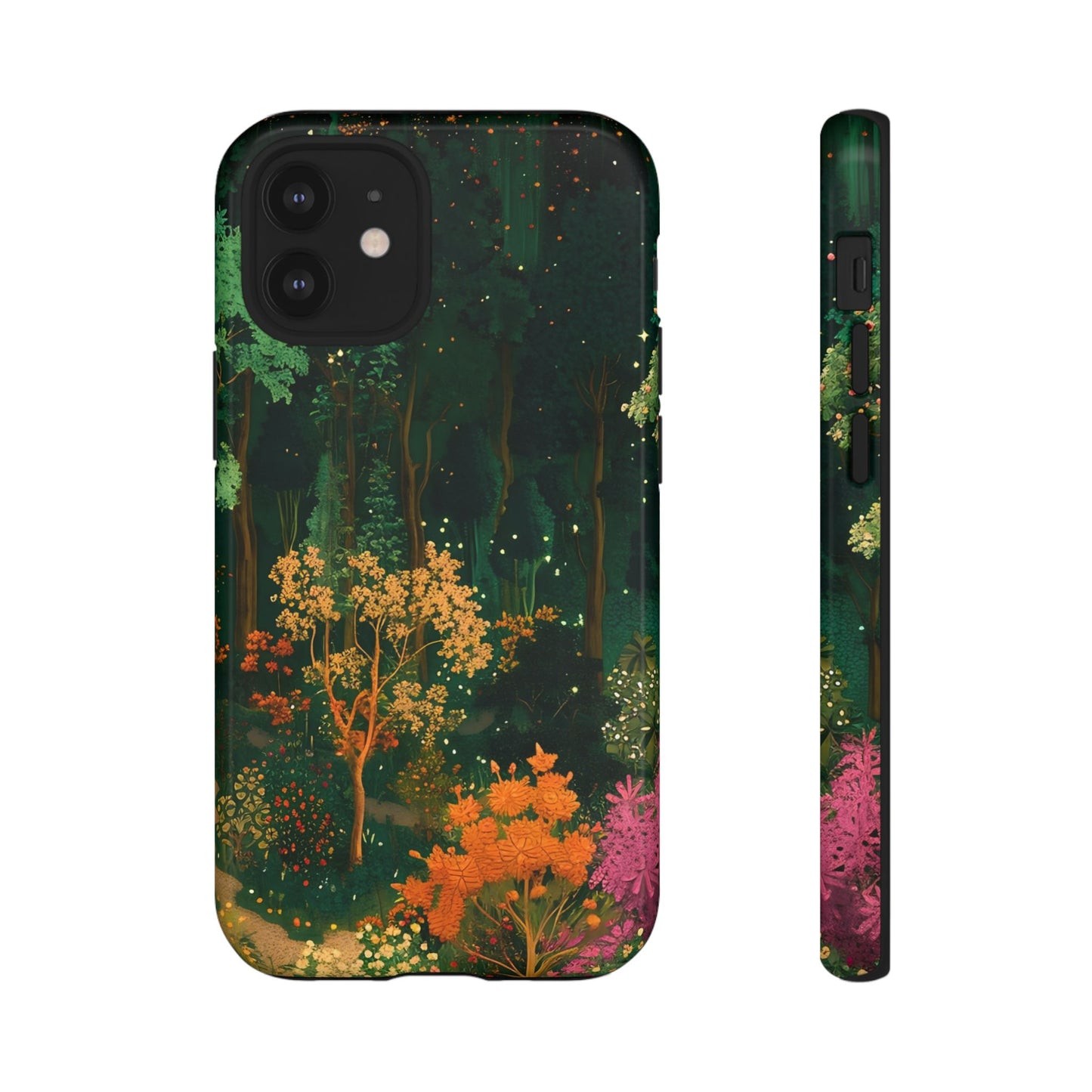 Nature-Inspired Phone Case, Floral Design, Tough iPhone Cover, Gift for Nature Lovers, Colorful Phone Accessory
