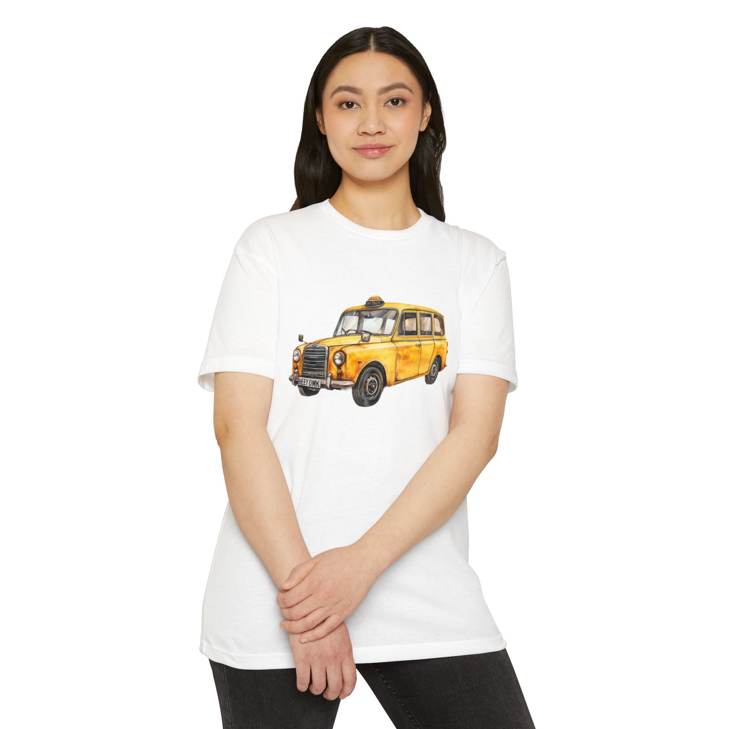 Unisex CVC Jersey T-shirt - British Vintage Car