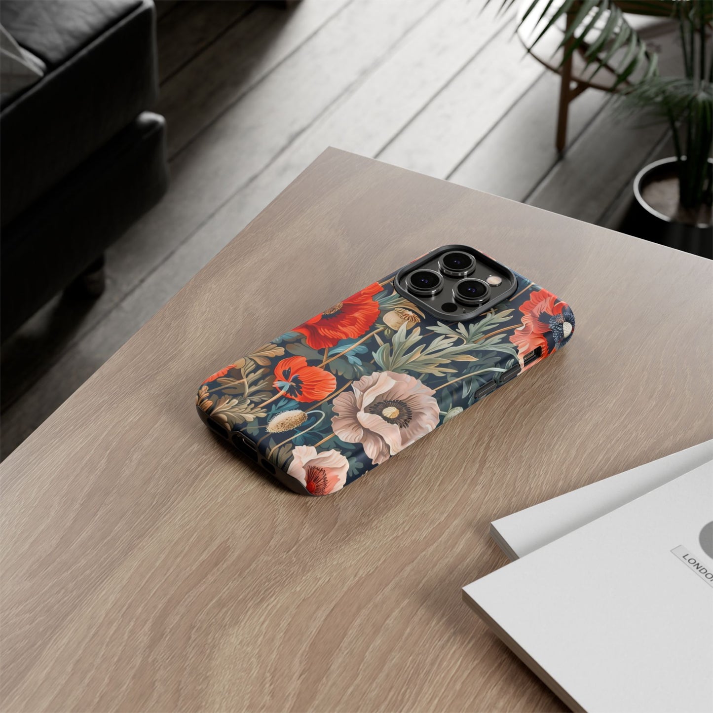 Floral Phone Case - Tough Cases, Flower Design, Chic Tech Accessories, Stylish Gifts, Unique Phone Protectors