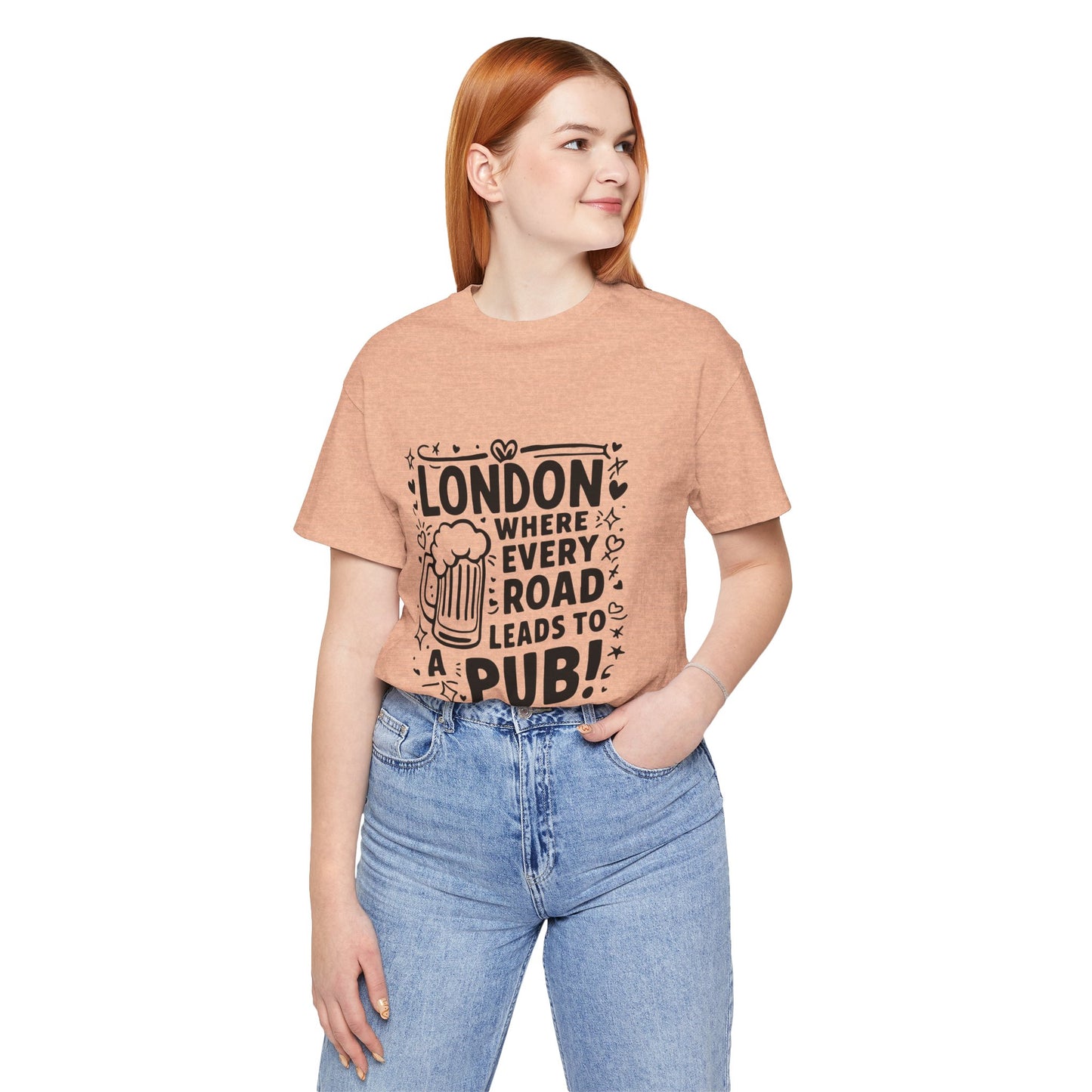 Unisex Jersey Short Sleeve Tee - London's Pub Leading Road