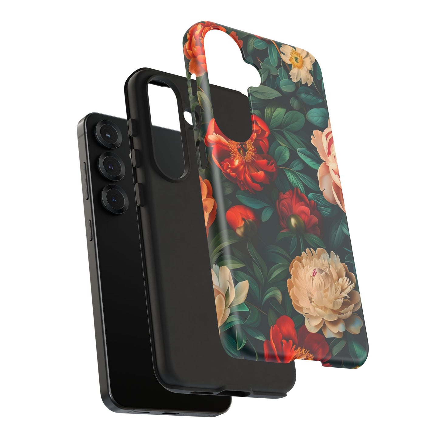 Floral Phone Case - Tough Cases, Vibrant Protection, Gift for Her, Cute Floral Design, Trendy Accessory, Perfect for Spring