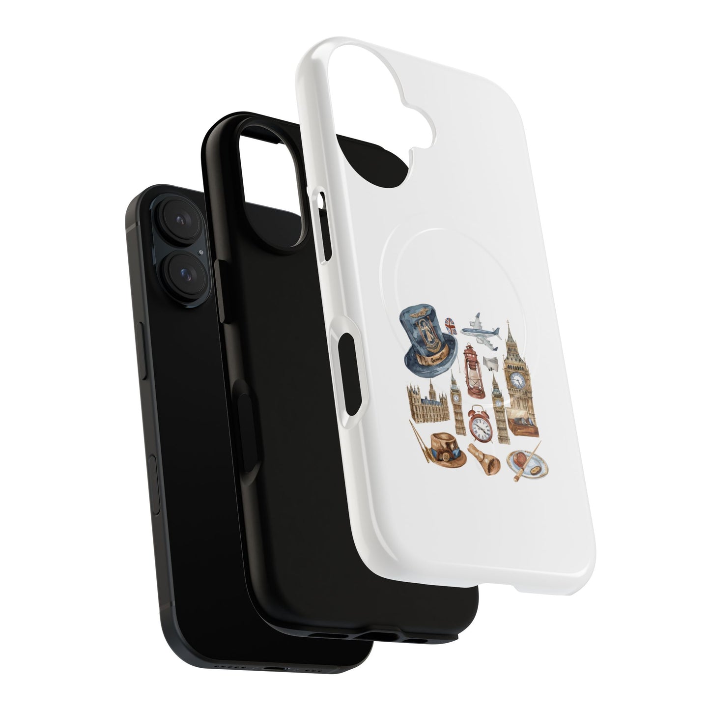 London Adventure Tough Magnetic Phone Case, Gift for Travelers, Unique Design, Travel Accessories, Holiday Present, Custom Phone Cover