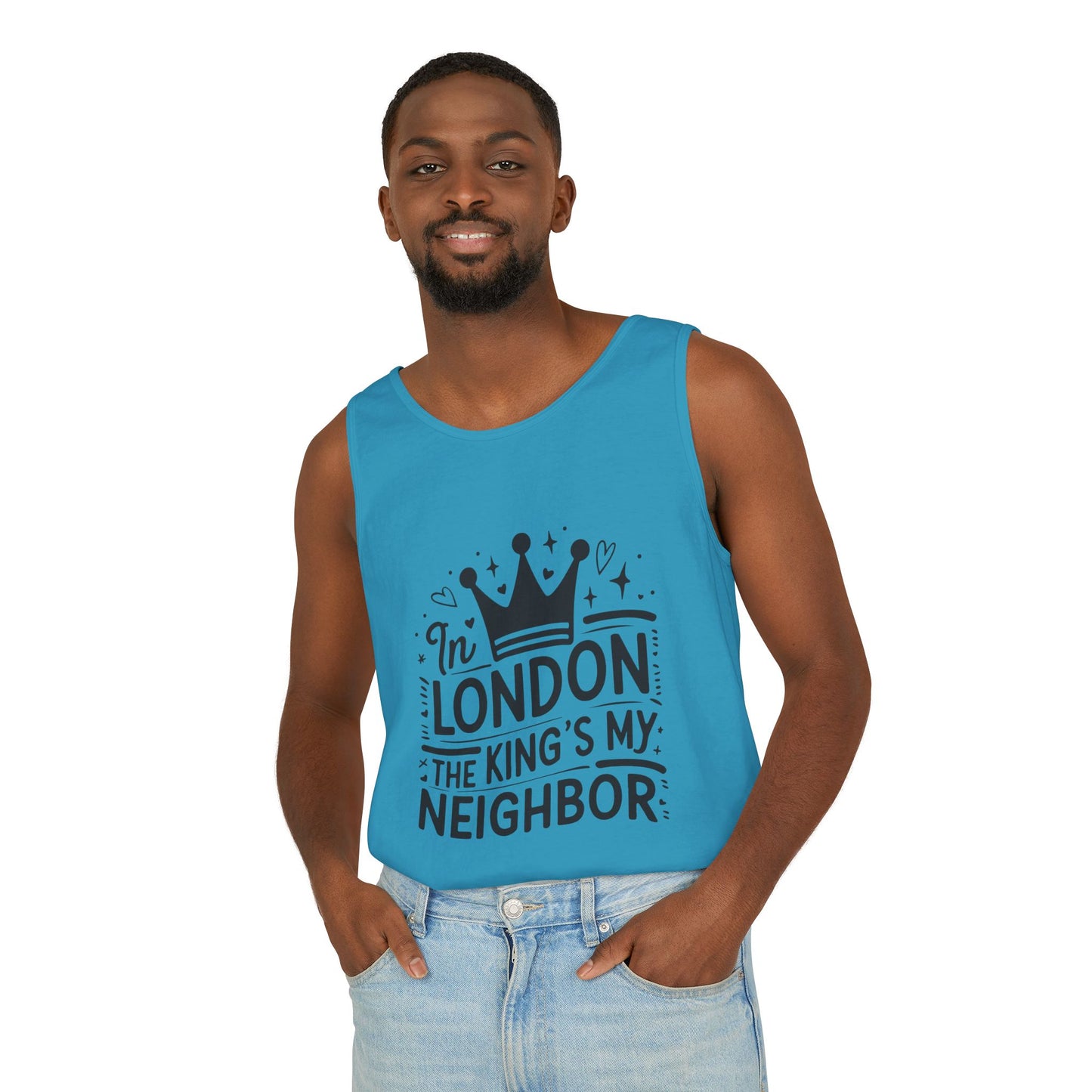 Unisex Garment-Dyed Tank Top - King's Neighbour in London