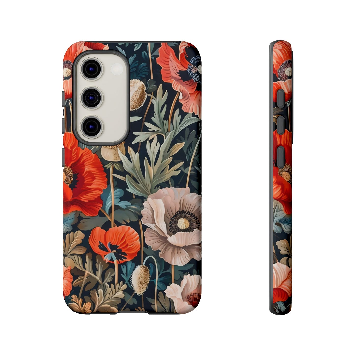 Floral Phone Case - Tough Cases, Flower Design, Chic Tech Accessories, Stylish Gifts, Unique Phone Protectors