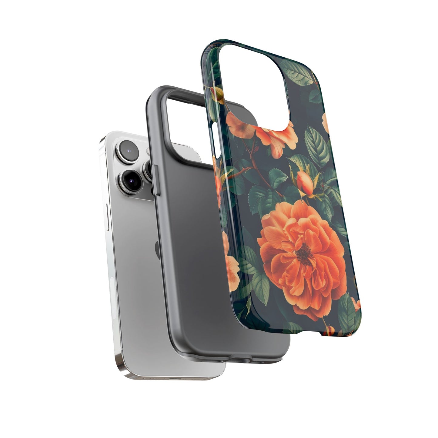 Floral Phone Case, Tough Cases for Nature Lovers, Botanical Design, Phone Protection, Gift for Her, Trending Floral Accessories
