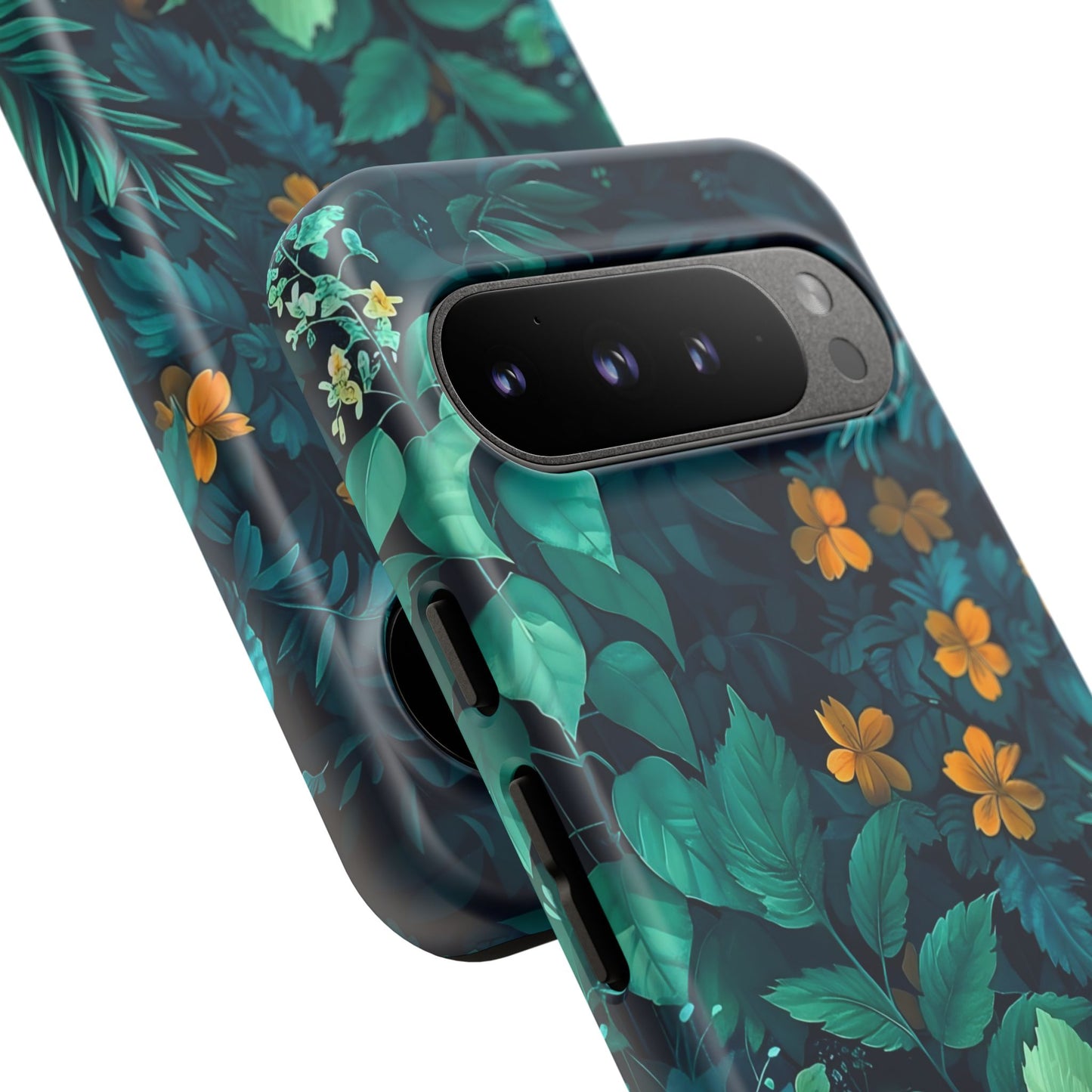Tough Floral Phone Case, Floral Phone Cover, Nature-Inspired Phone Protector, Greenery Mobile Case, Eco-Friendly Gift Ideas