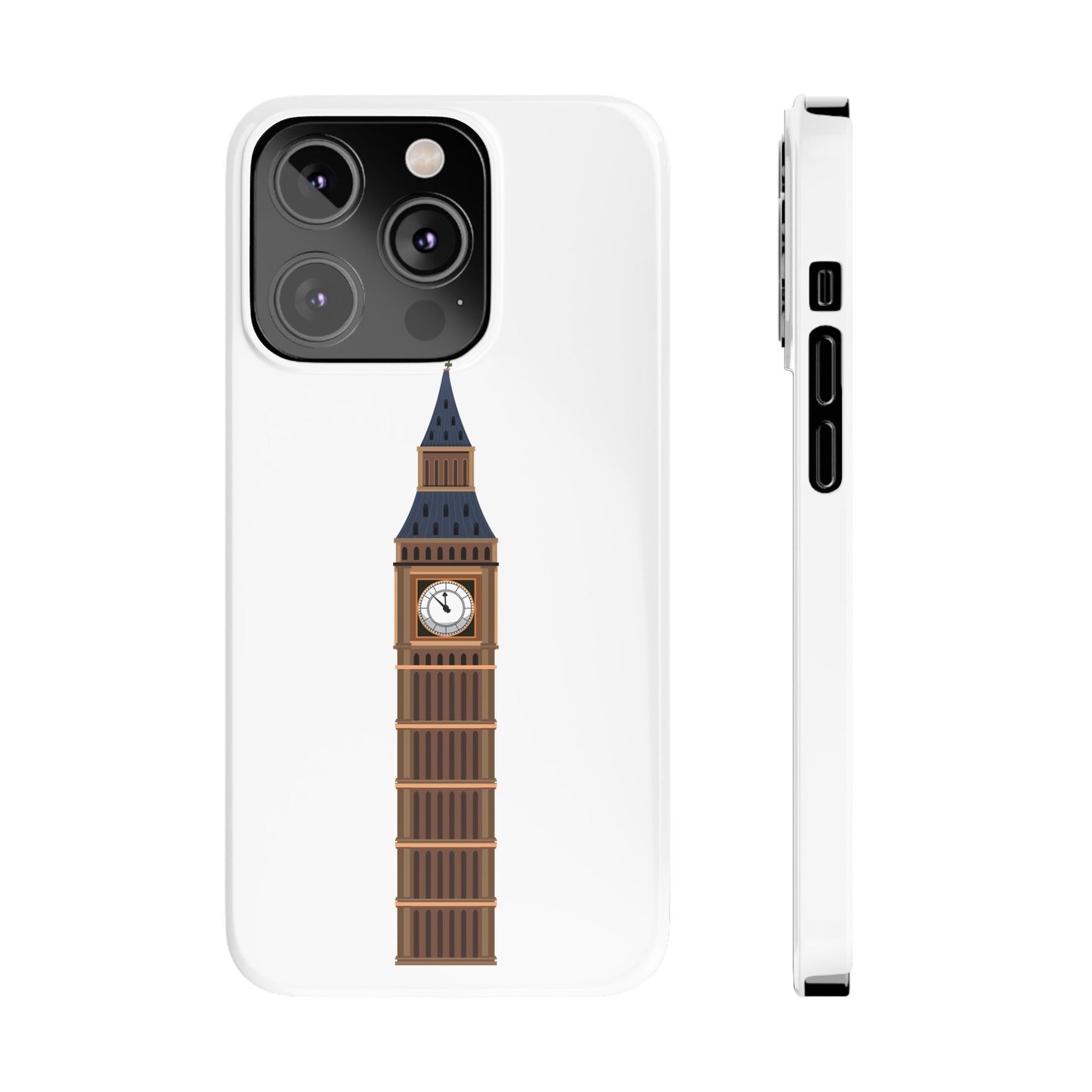London Big Ben Slim Phone Cases, Unique Phone Covers, Cute Gifts for Travelers, Modern Decor, Fun Souvenirs