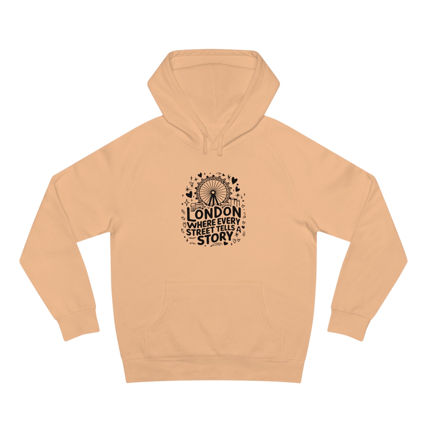 Versatile Unisex Hoodie - London's Story Telling Streets