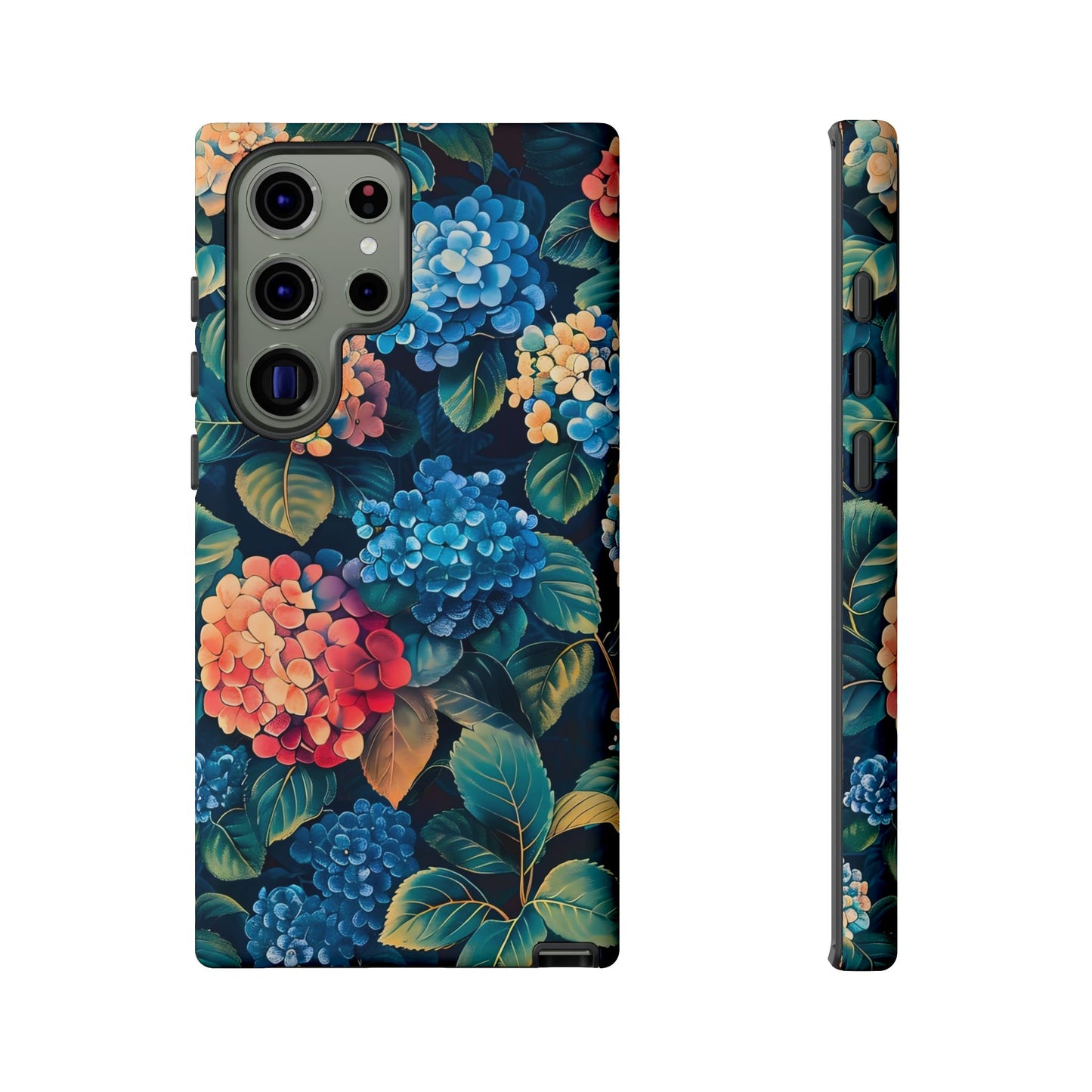 Floral Tough Phone Case, Durable Smartphone Cover, Flower Design, Gift for Her, Stylish Protection