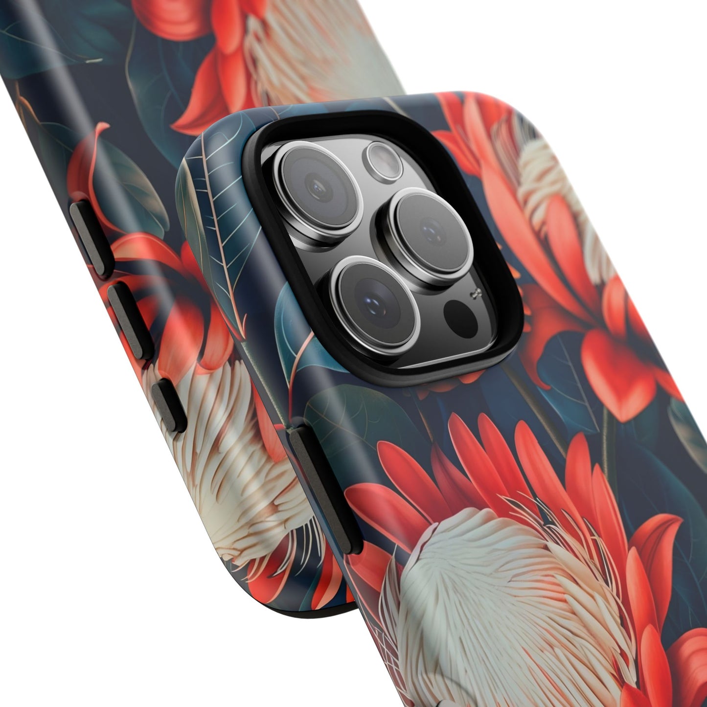 Floral Phone Case for Tough Love, Durable Cover, Unique Gift for Nature Lovers, Birthday, Mother's Day, Floral Design