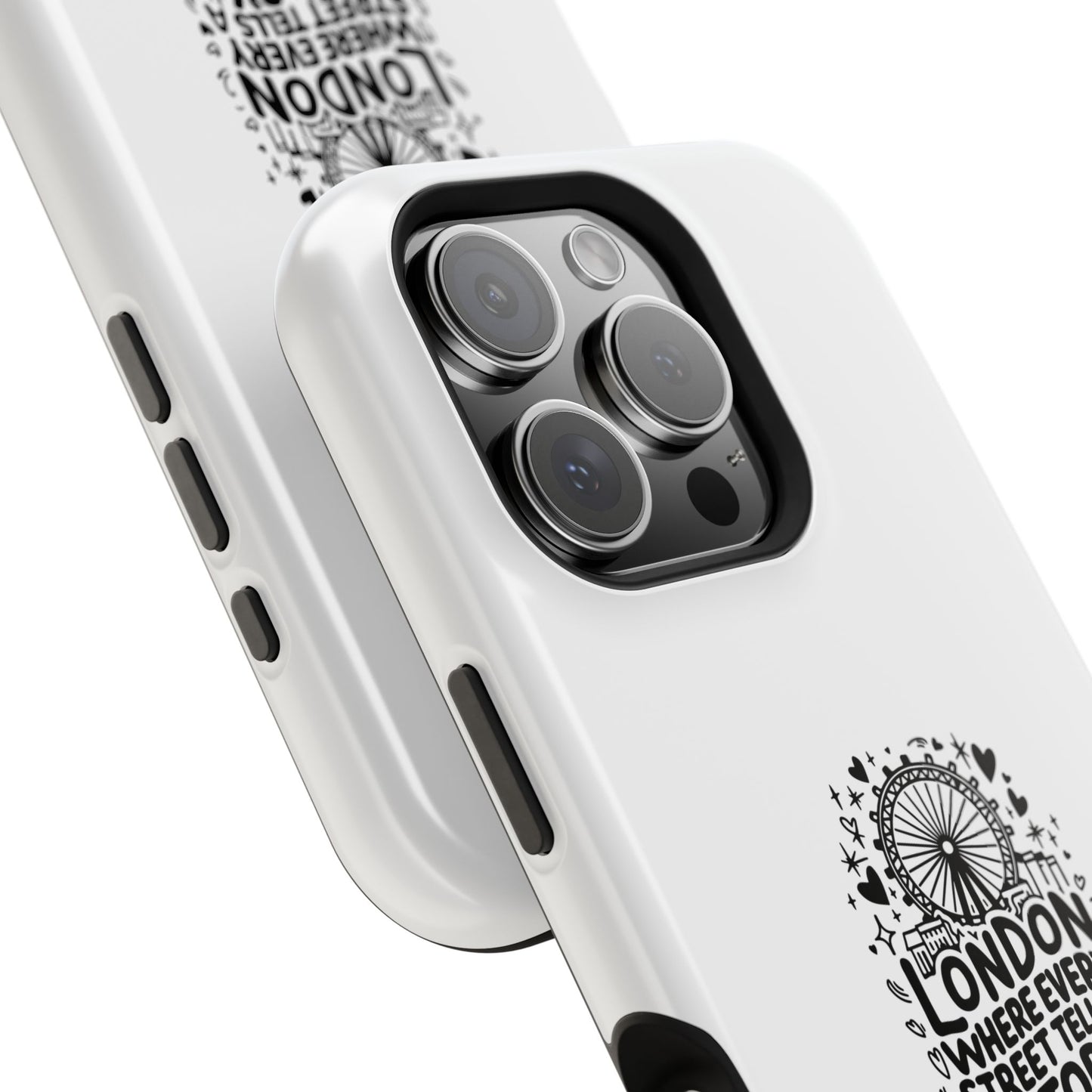 London Story Magnetic Tough Case - Unique Design for Travel Lovers