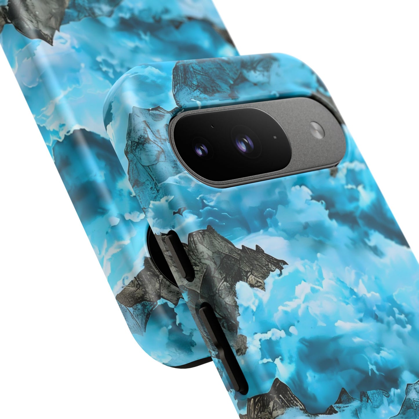 Mountain Wave Phone Case - Adventure Gear, Outdoor Gifts, Stylish Cases, Trendy Accessories, Nature Lovers