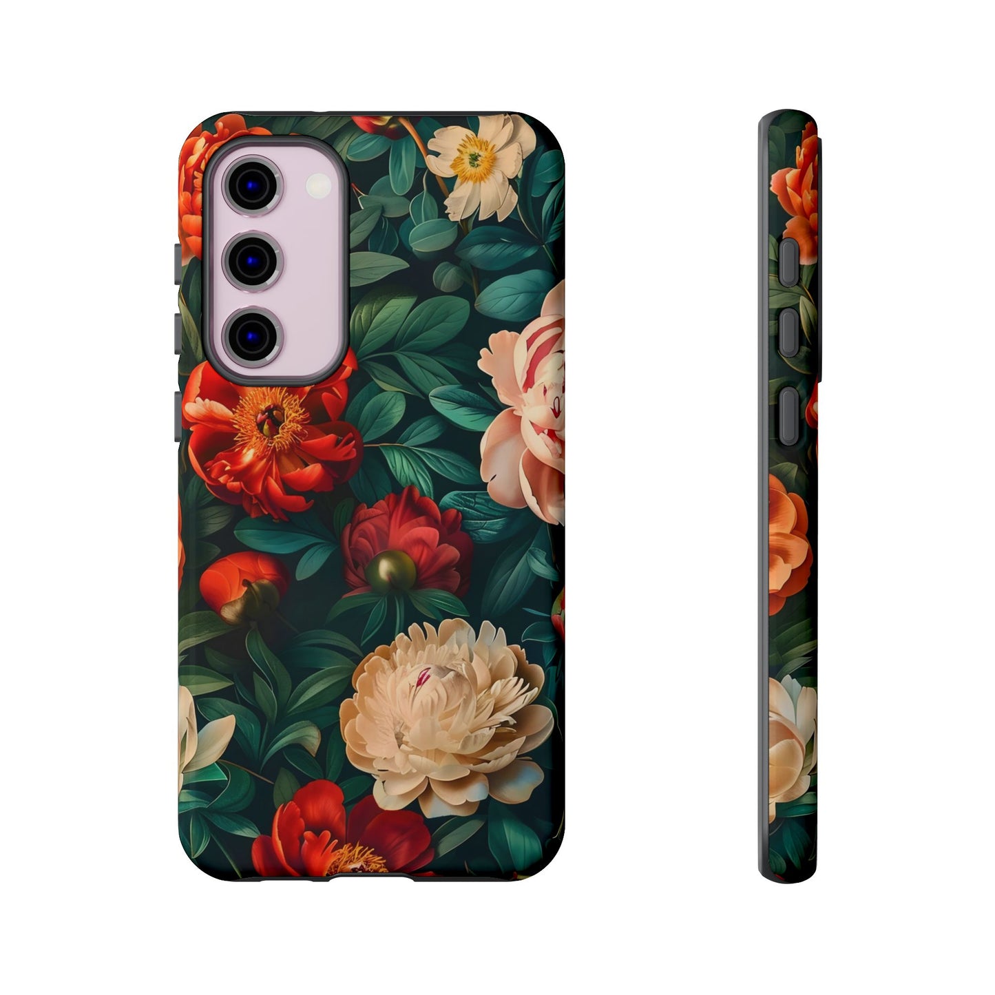 Floral Phone Case - Tough Cases, Vibrant Protection, Gift for Her, Cute Floral Design, Trendy Accessory, Perfect for Spring