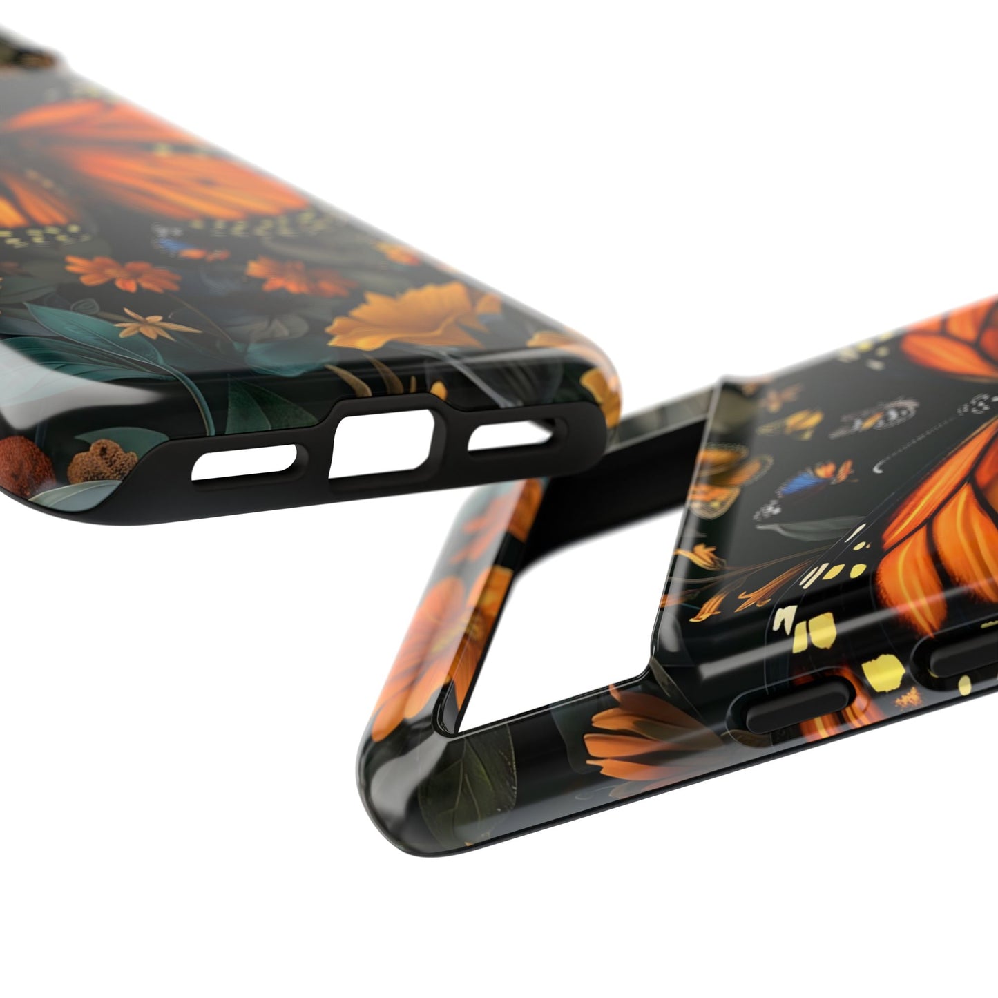 Monarch Butterfly Phone Case, Tough Cases, Nature Lover Gift, Floral Mobile Cover, Eco-Friendly Phone Accessory, Butterfly Design