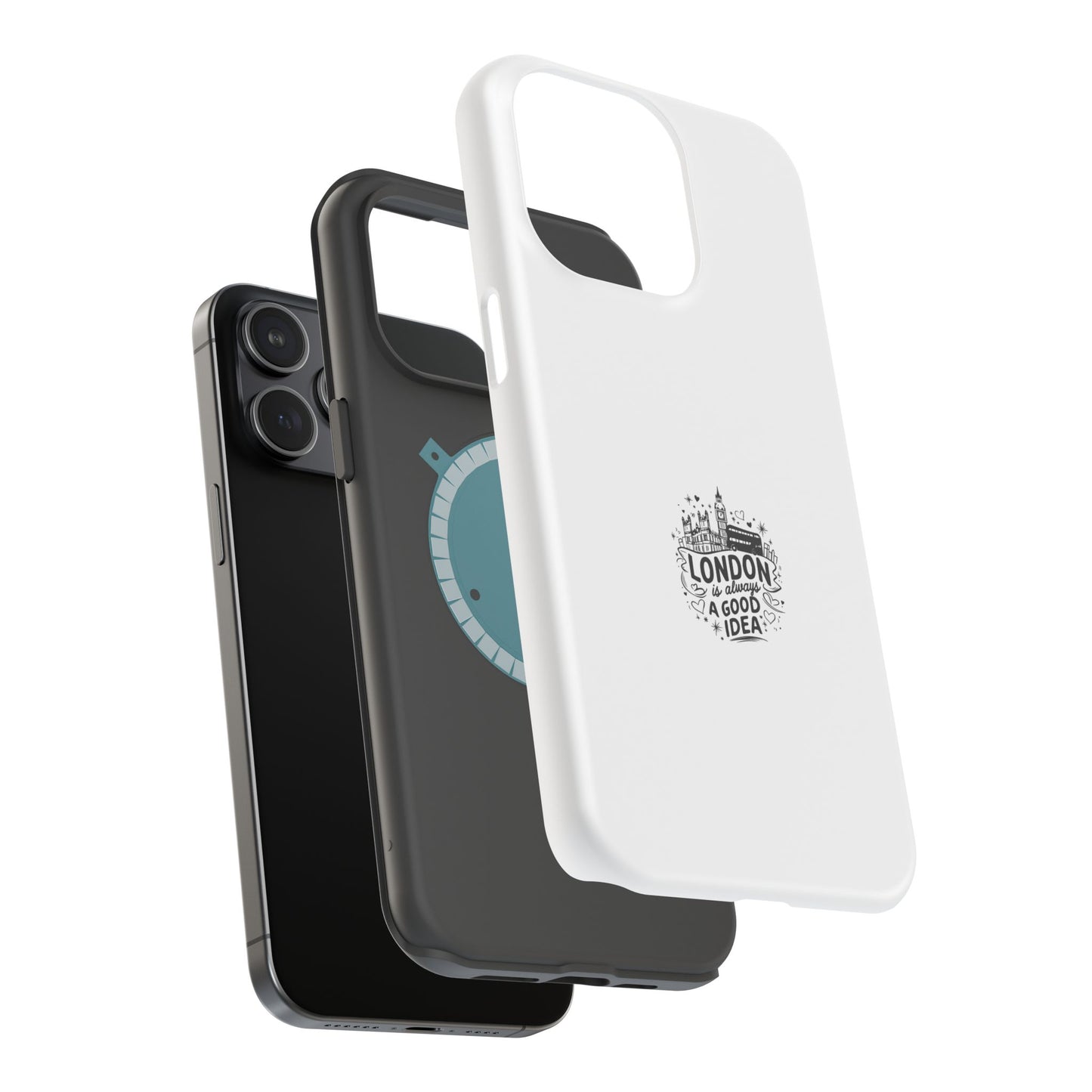 London Good Idea Magnetic Phone Case, Travel Accessories, Unique Gift, Phone Cover, London Souvenir, Custom Case