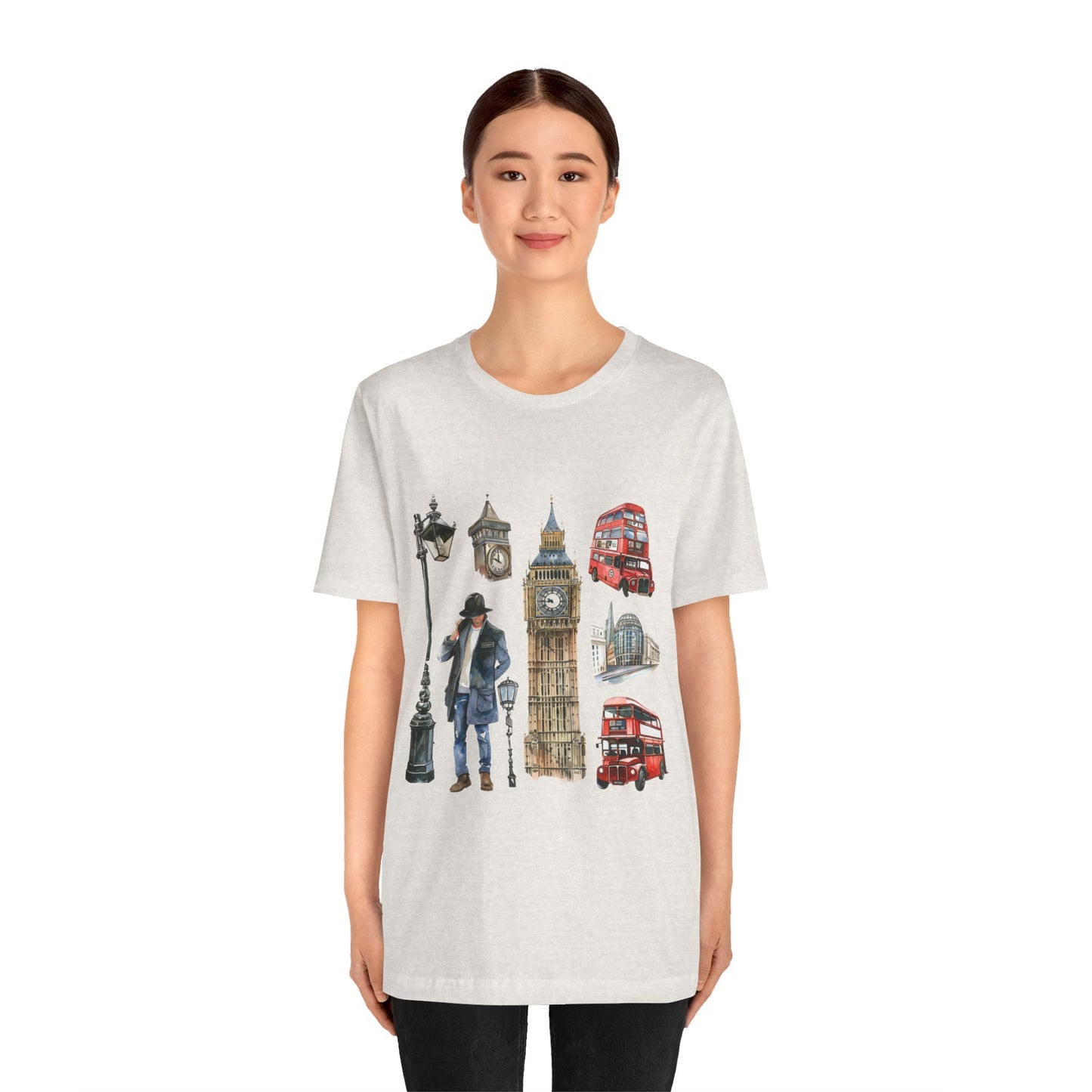 Unisex Jersey Short Sleeve Tee - Old World Charm - Vintage English Icons