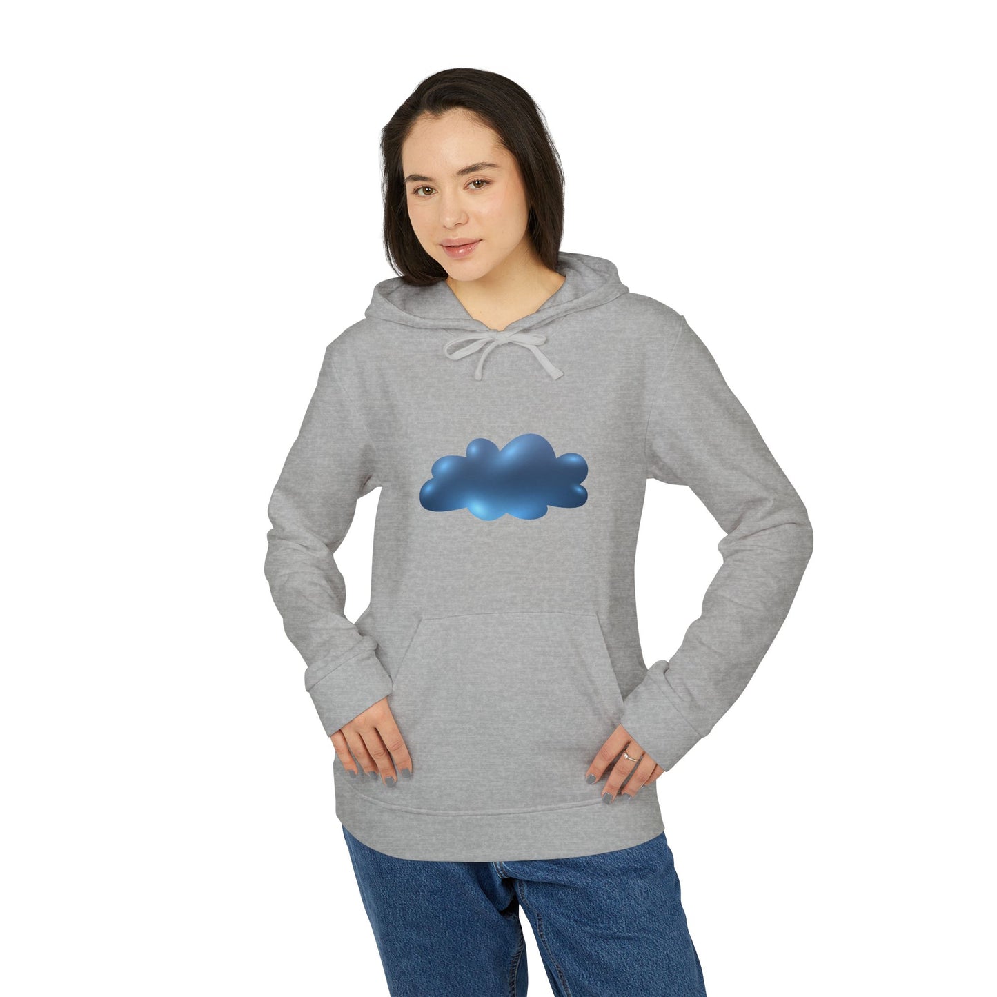 adidas Unisex Fleece Hoodie - Dreamy Cloud Design