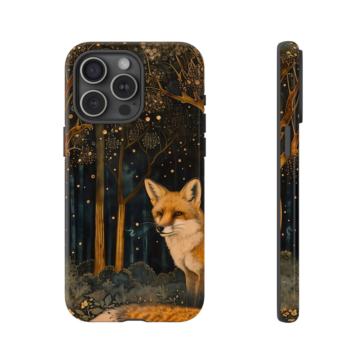 Fox Forest Phone Case, Cool Tough Case for Animal Lovers, Nature Themed Accessory, Unique Gifts for Her, Wildlife Protection
