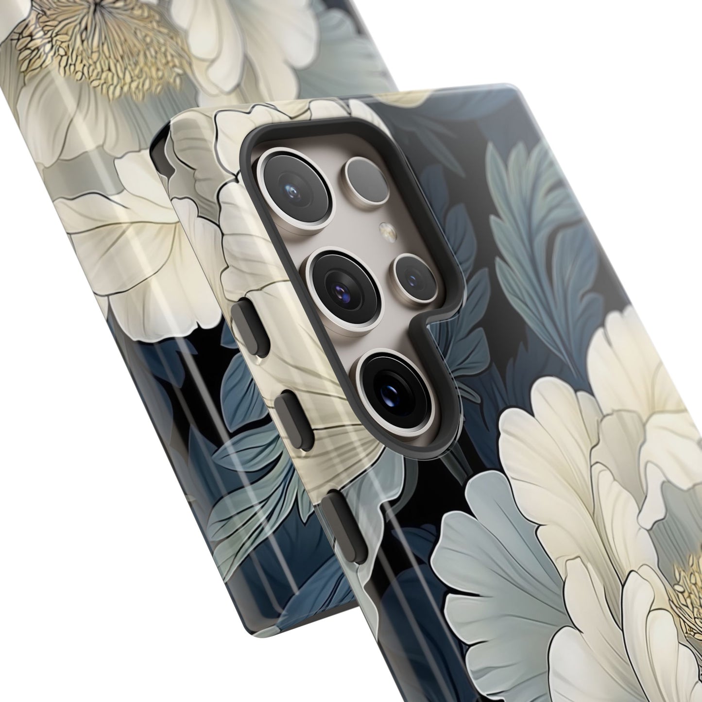Floral Phone Case - Elegant Tough Cases for Nature Lovers, Stylish Protective Cover for Gifts, Birthdays, Mom's Day, Floral Design