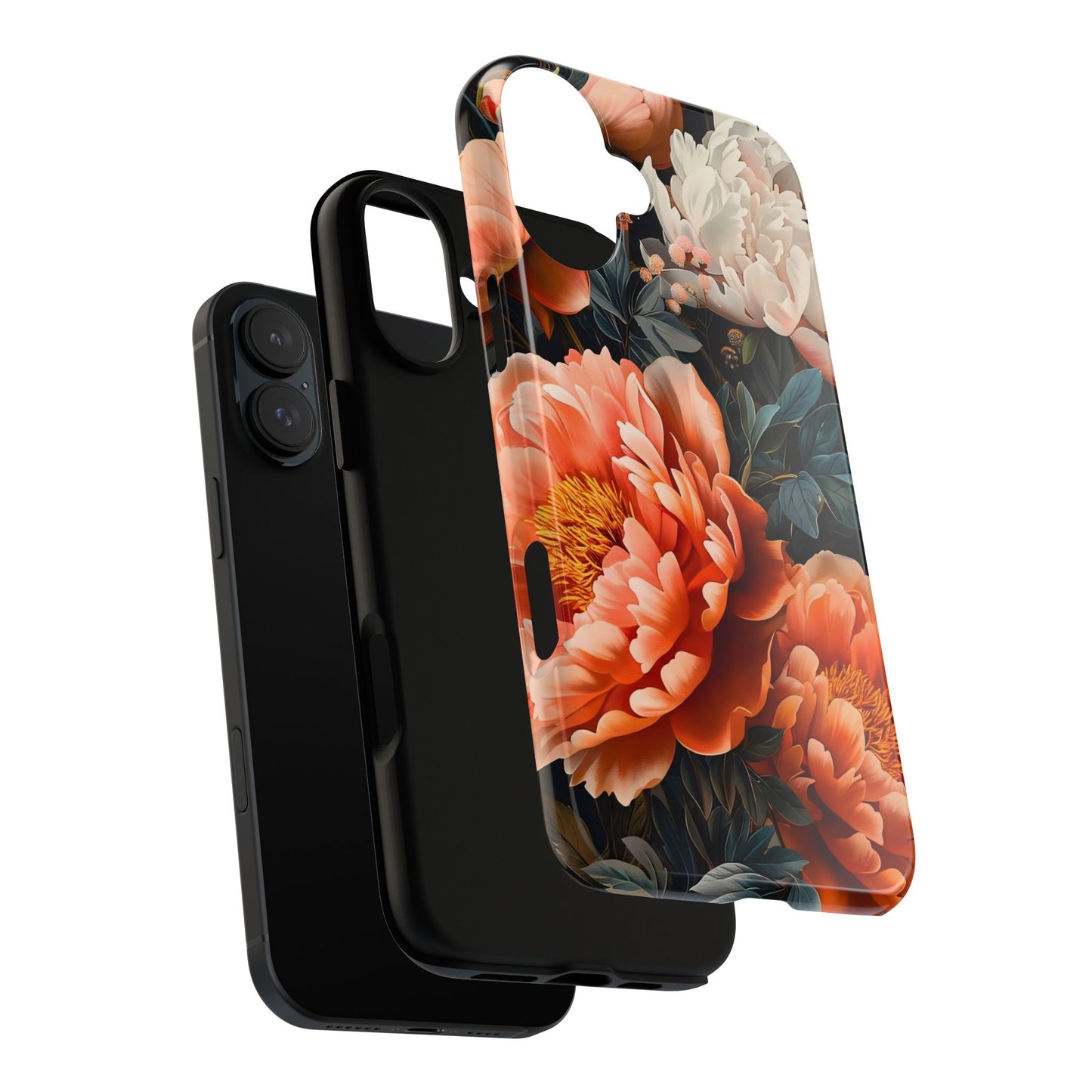 Floral Phone Case - Tough Cases, Durable Cover, Flower Design, Unique Gift, Phone Accessories