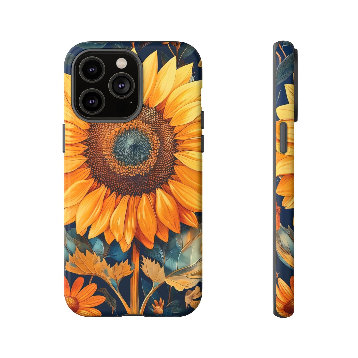 Sunflower Phone Case - Floral Design for Nature Lovers, Cute Spring Accessory, Gift for Her, Eco-Friendly Cover
