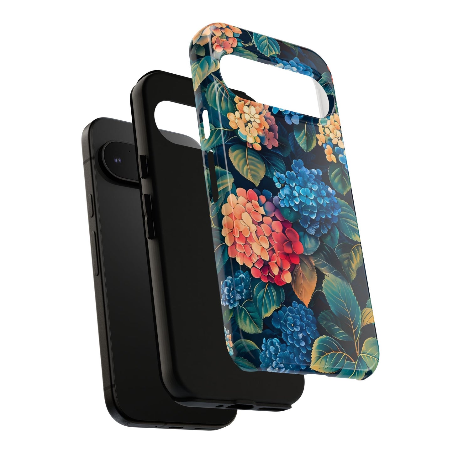 Floral Tough Phone Case, Durable Smartphone Cover, Flower Design, Gift for Her, Stylish Protection