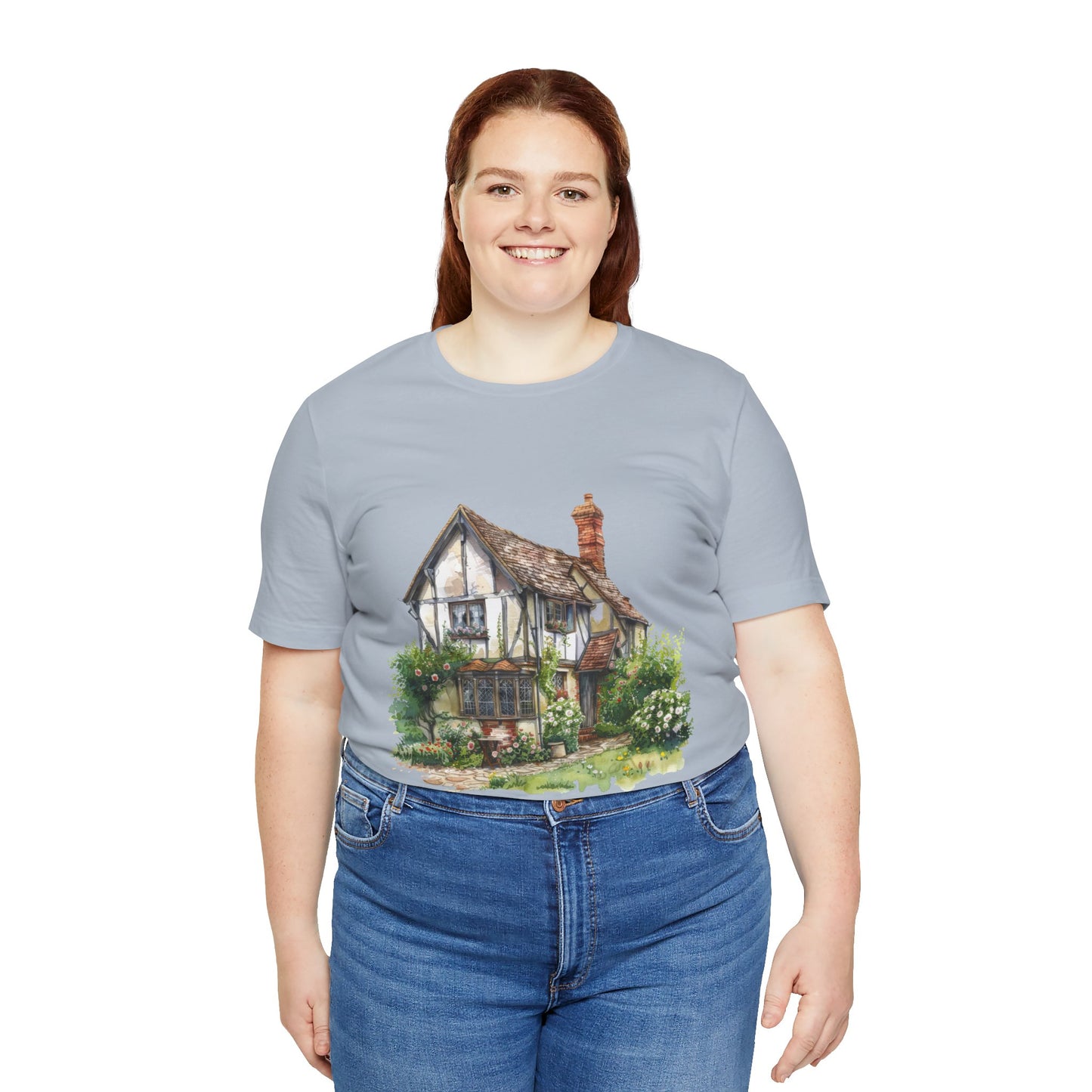 Unisex Jersey Short Sleeve Tee - Timeless Beauty - British Village Homes