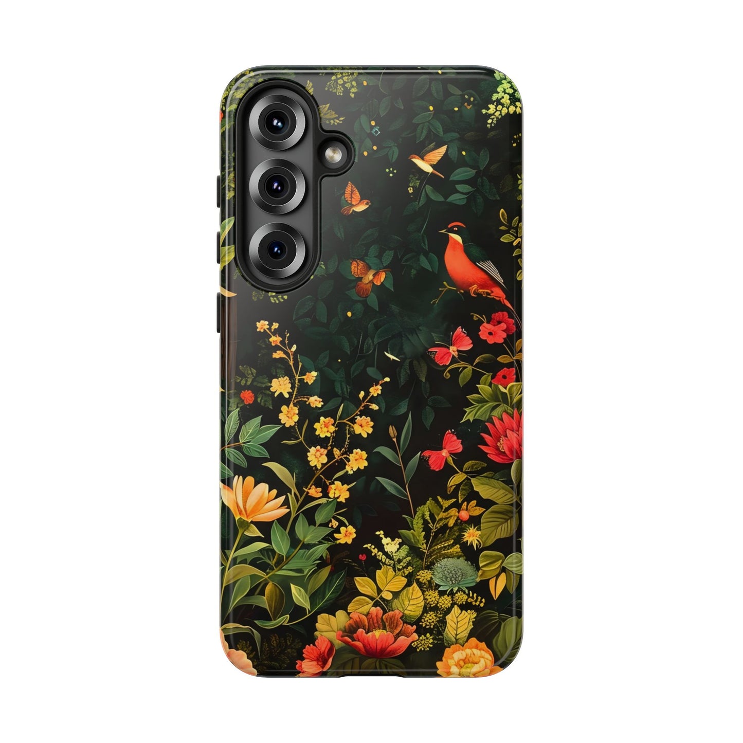Floral Tough Phone Case, Nature-Inspired Design, Ideal for Garden Lovers, Gift for Birthdays, Christmas, Eco-Friendly Accessory