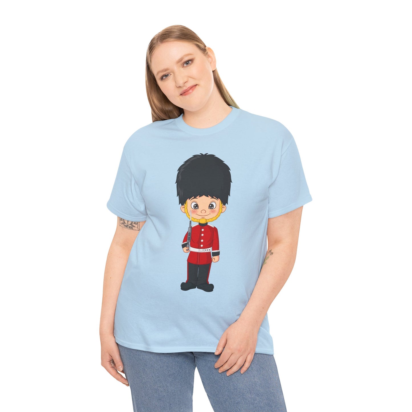Unisex Heavy Cotton Tee - Bodmin’s Brave - The Iconic Red Jacket