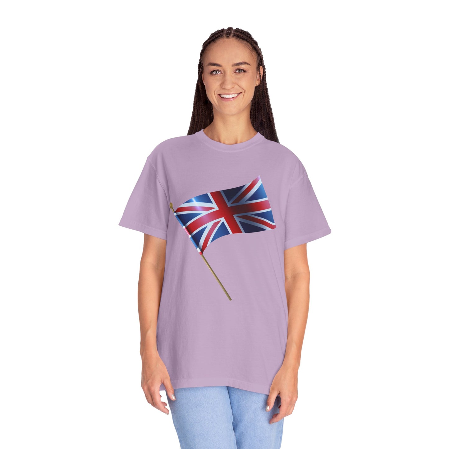 Unisex Garment-Dyed T-shirt - Emblem of Unity - The British Flag