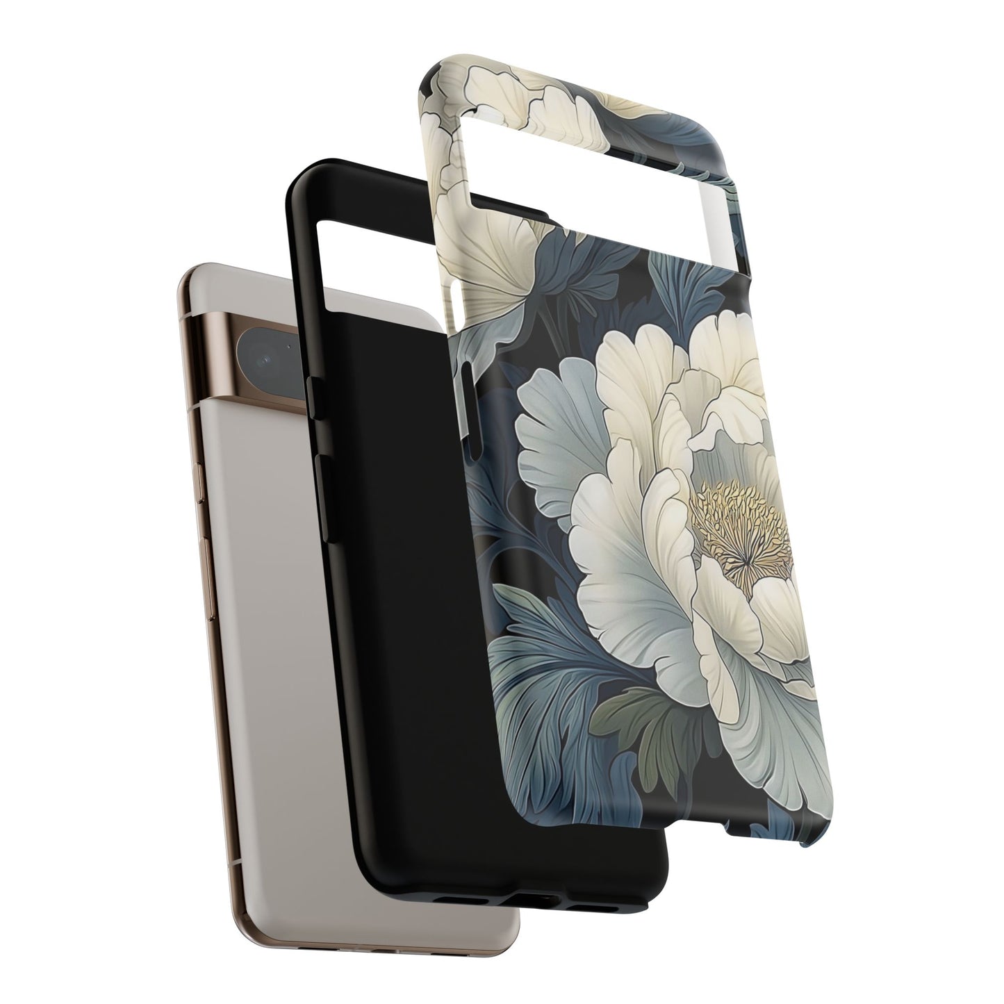 Floral Phone Case - Elegant Tough Cases for Nature Lovers, Stylish Protective Cover for Gifts, Birthdays, Mom's Day, Floral Design