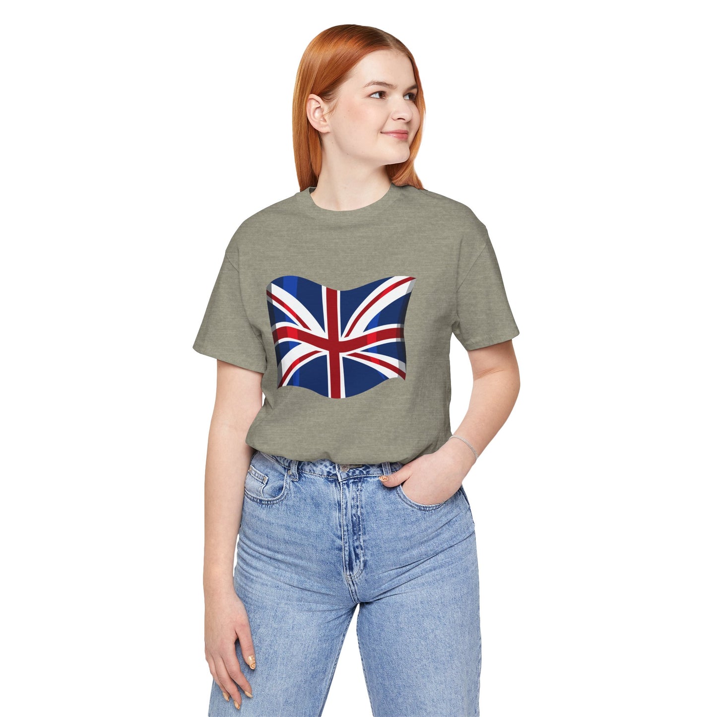 Unisex Jersey Short Sleeve Tee - Classic UK Flag Design - Union Jack Symbol