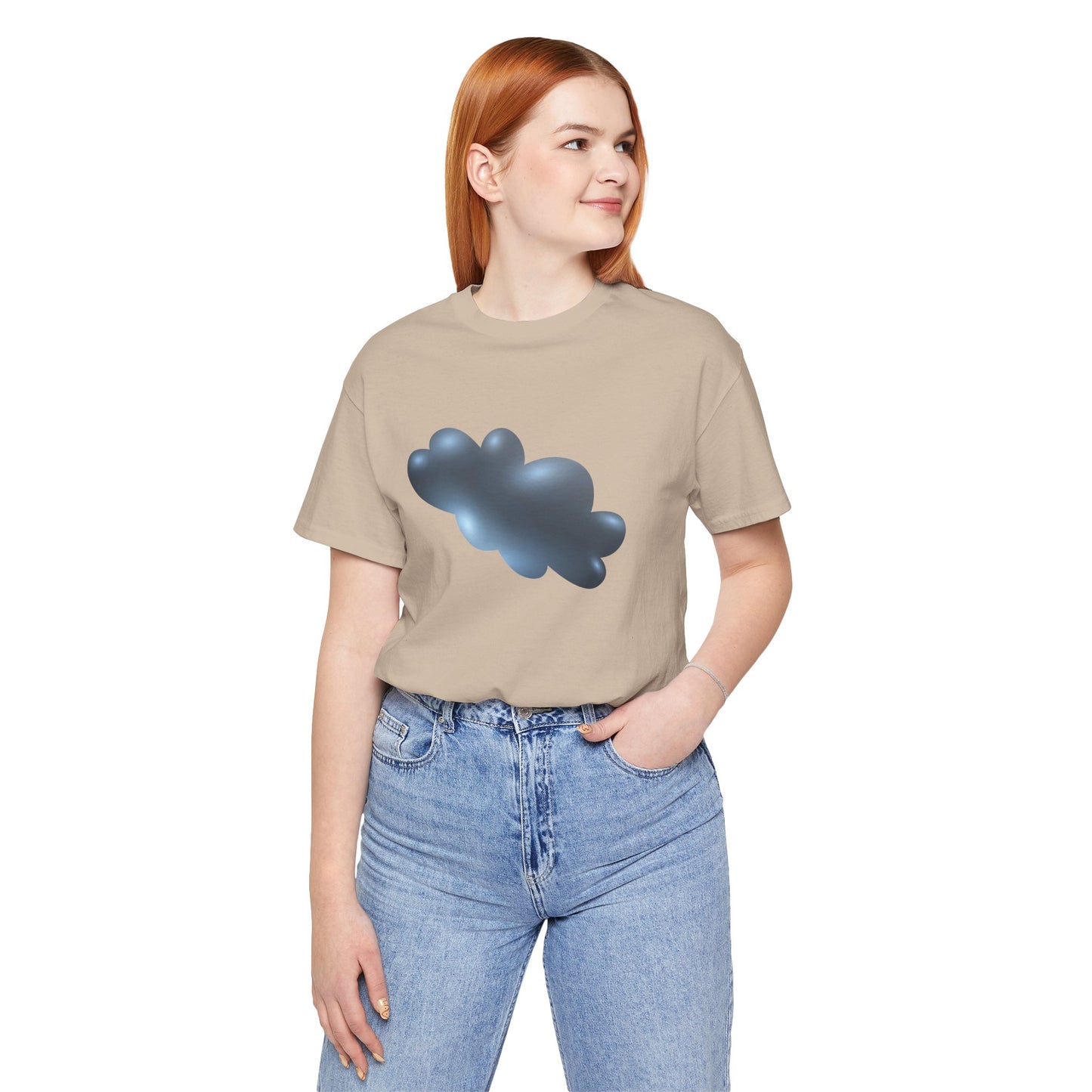 Unisex Jersey Short Sleeve Tee - Serene Cloudscape - Dreamy Cloud
