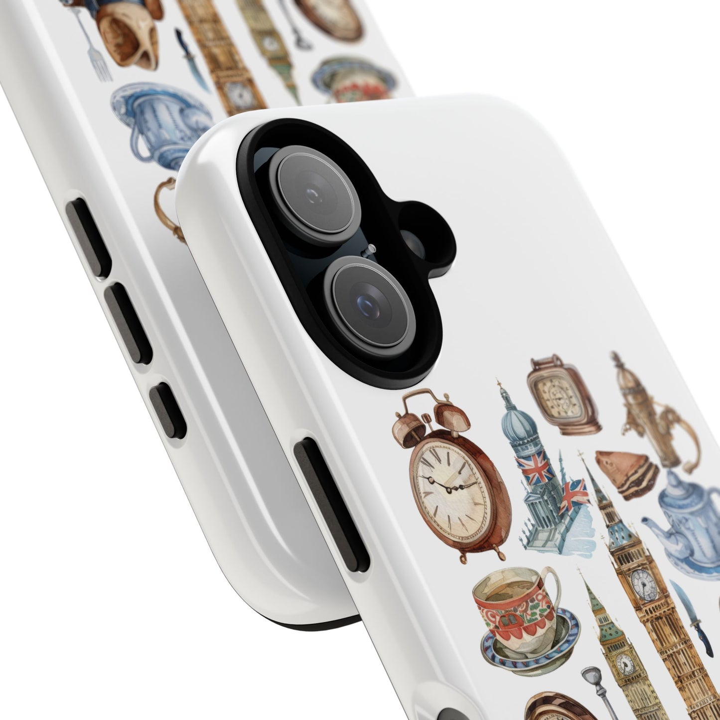 Vintage Illustrative Phone Case, Whimsical Tough Phone Cover, Gifts for Her, Unique Cell Phone Accessory